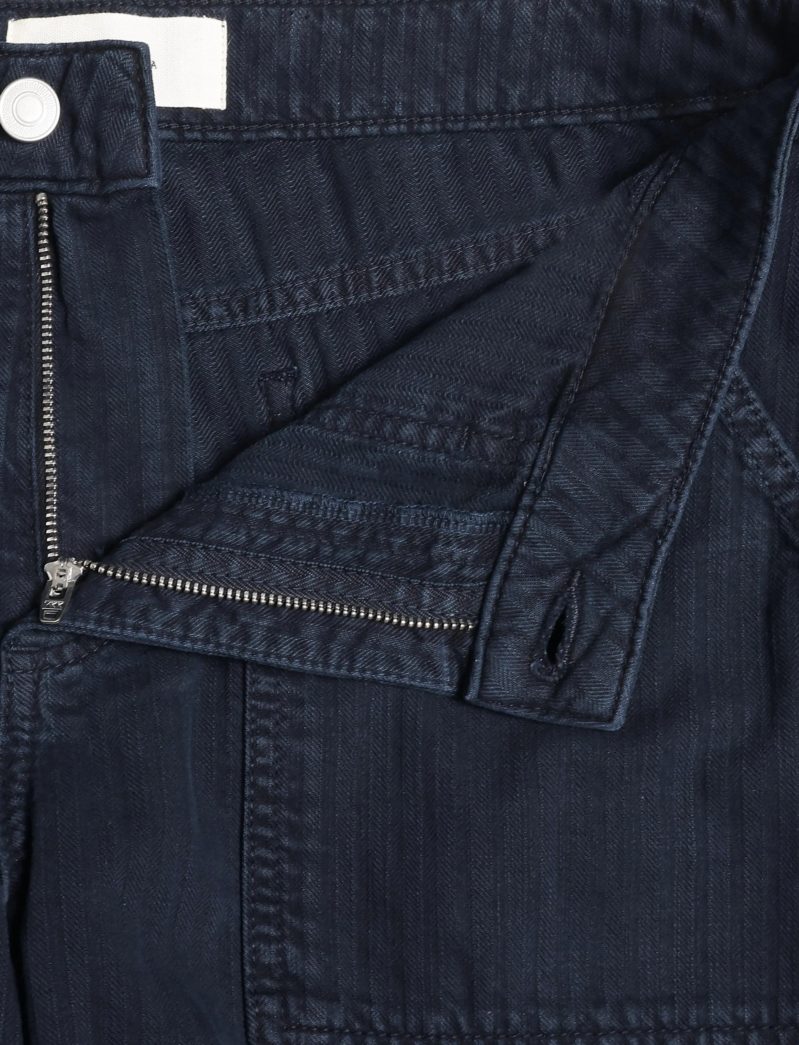 Jeanerica - Guell - teksad - chevron blue black - 3
