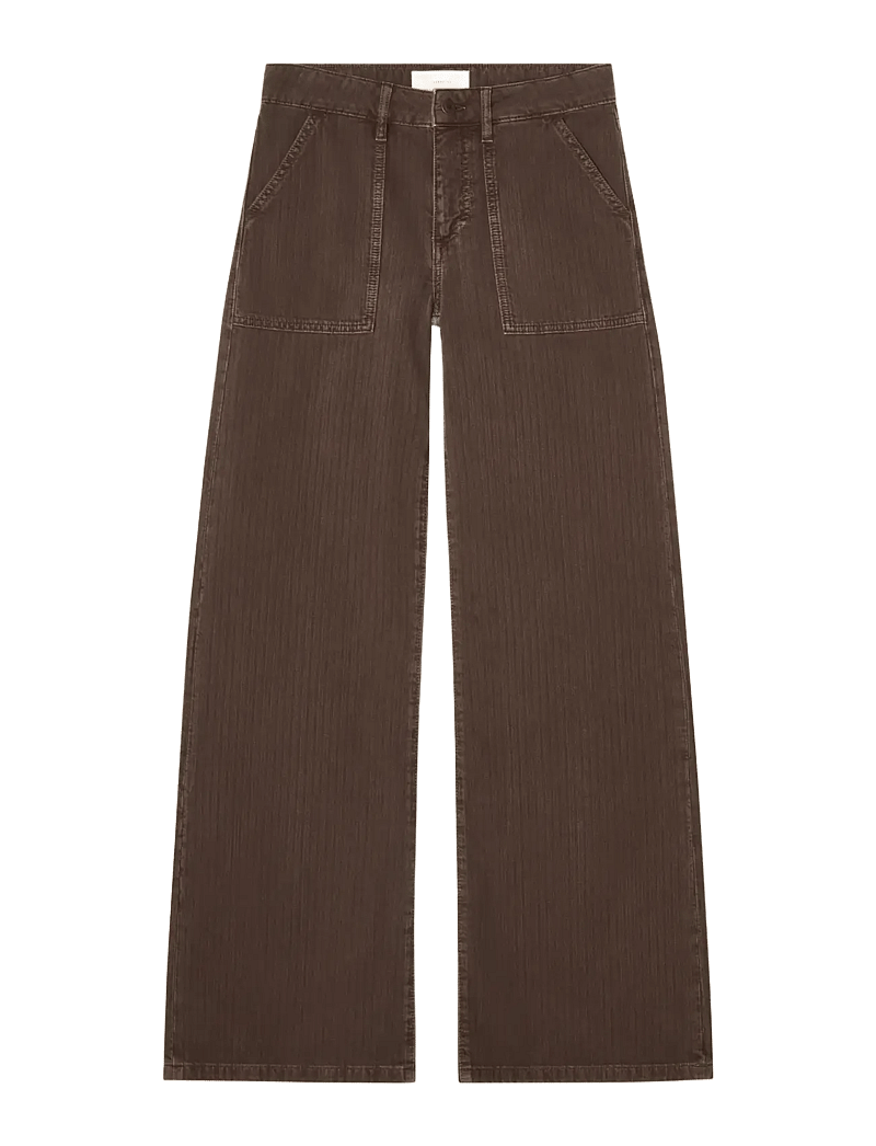 Jeanerica - Guell - jeans - chevron brown - 1