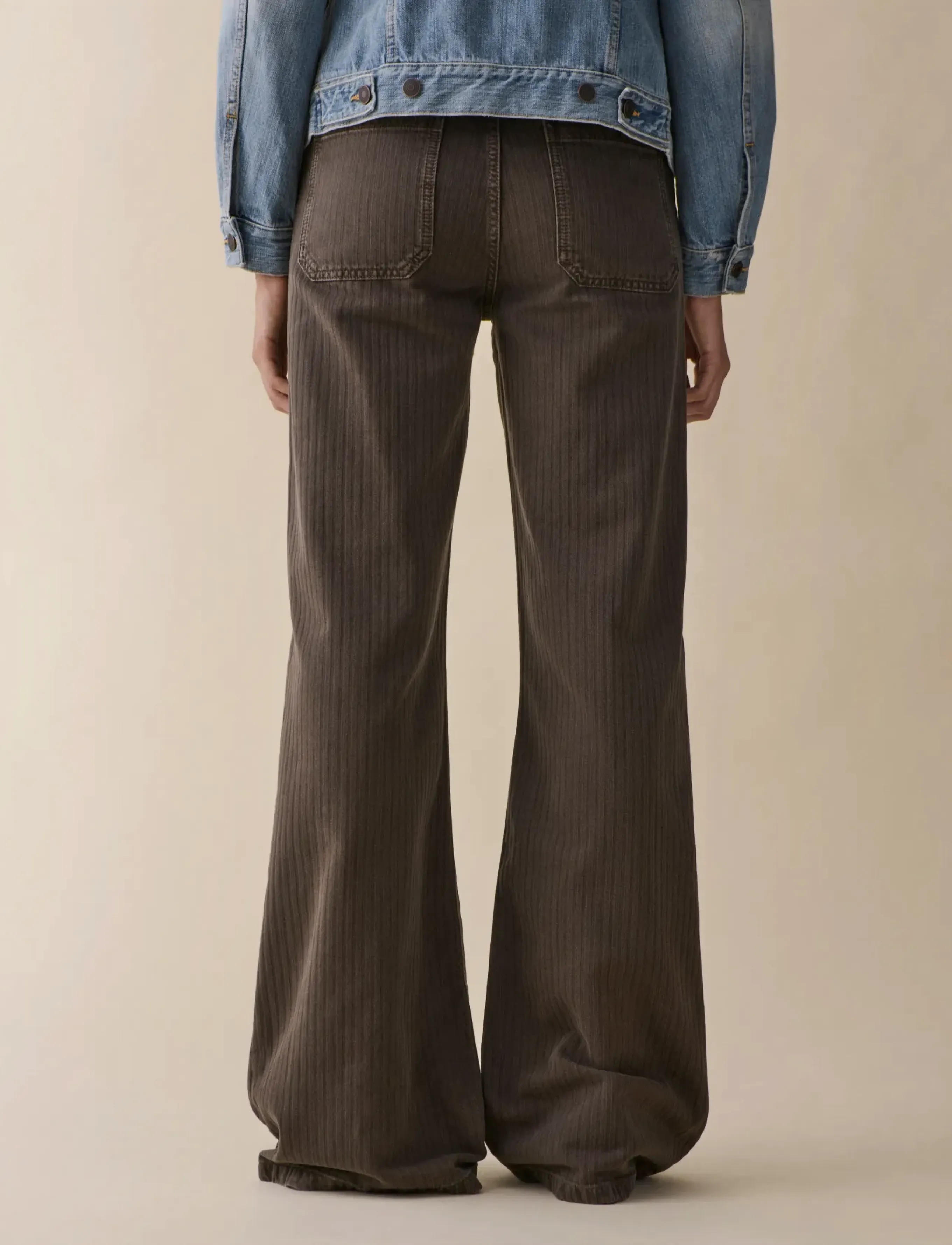 Jeanerica - Guell - jeans - chevron brown - 3