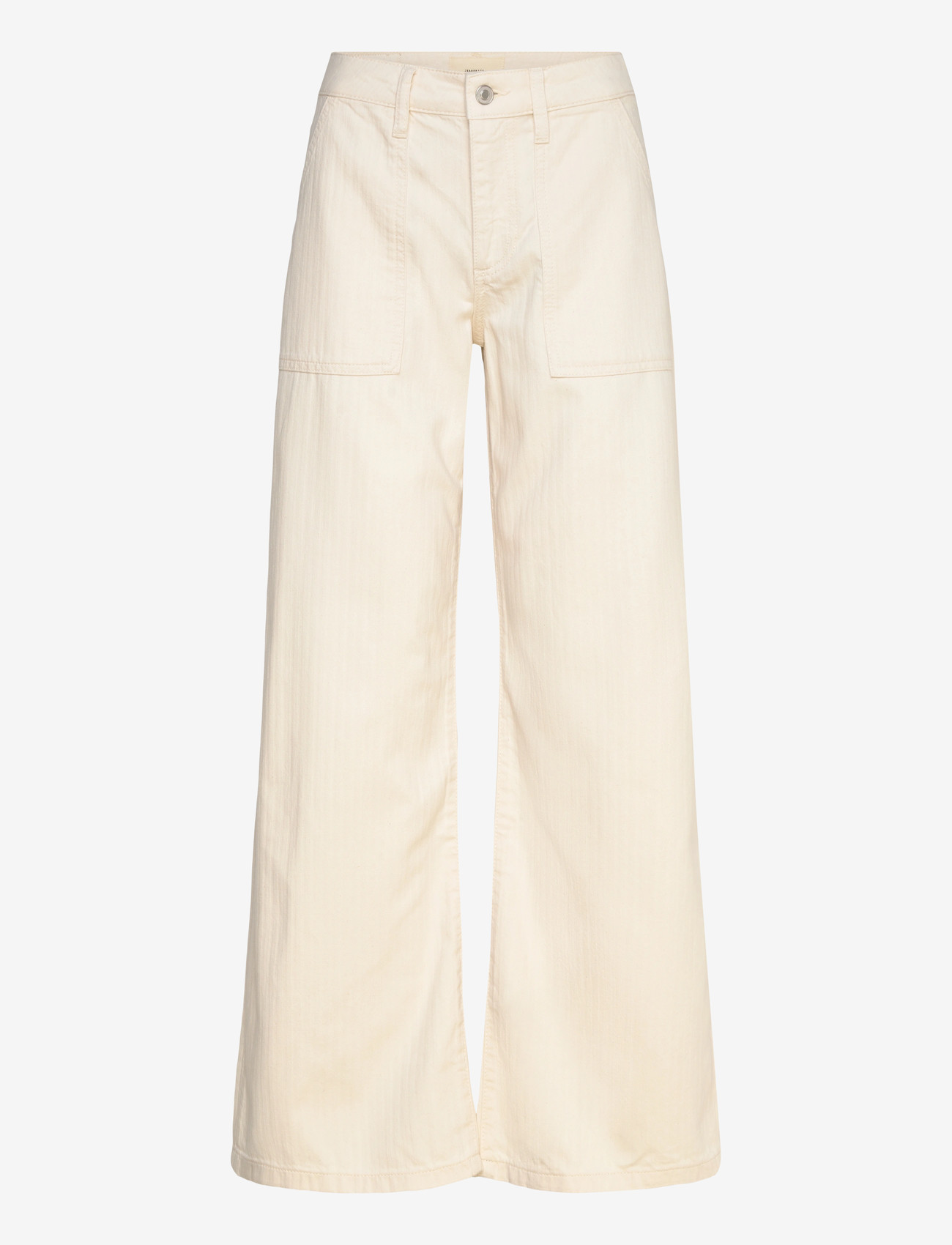 Jeanerica - Guell - vida jeans - chevron ecru - 1