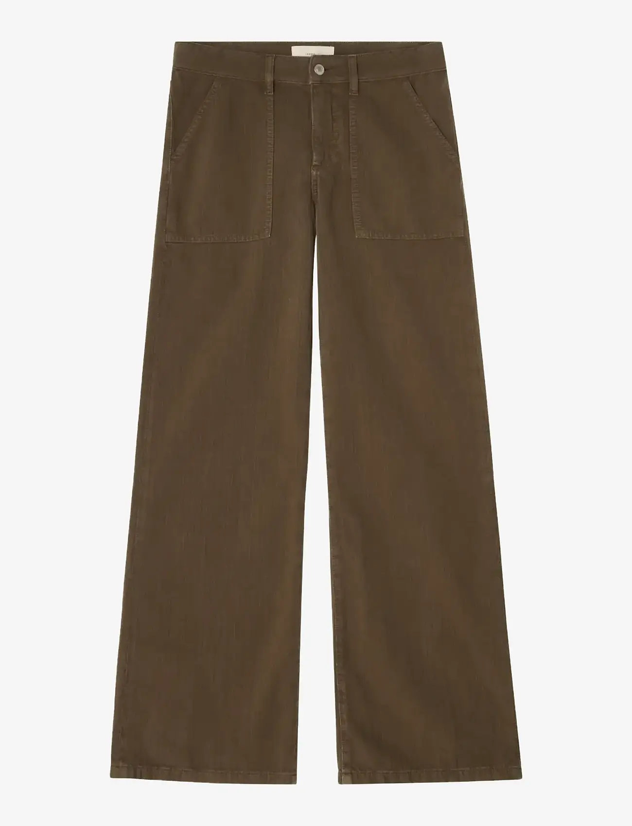 Jeanerica - Guell - jeans - chevron khaki green - 1