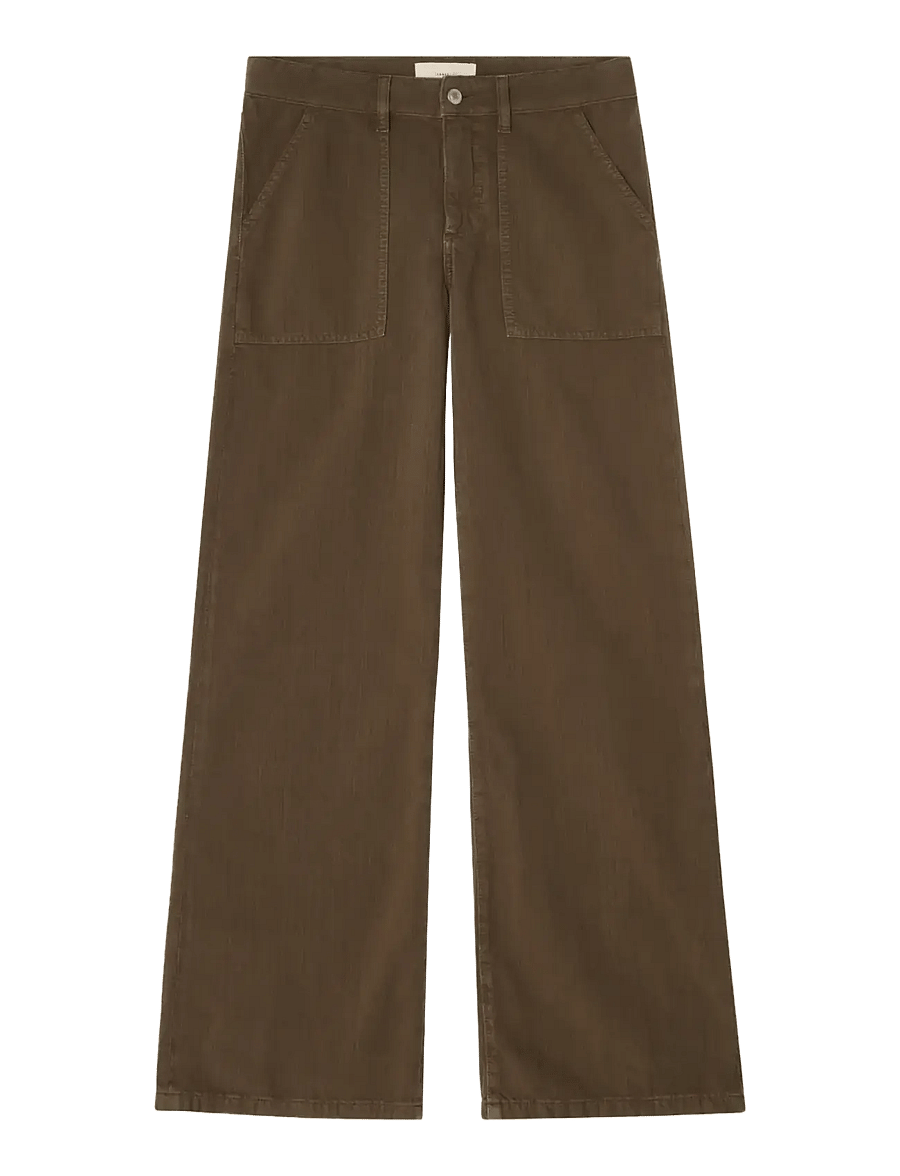 Jeanerica - Guell - jeans - chevron khaki green - 1