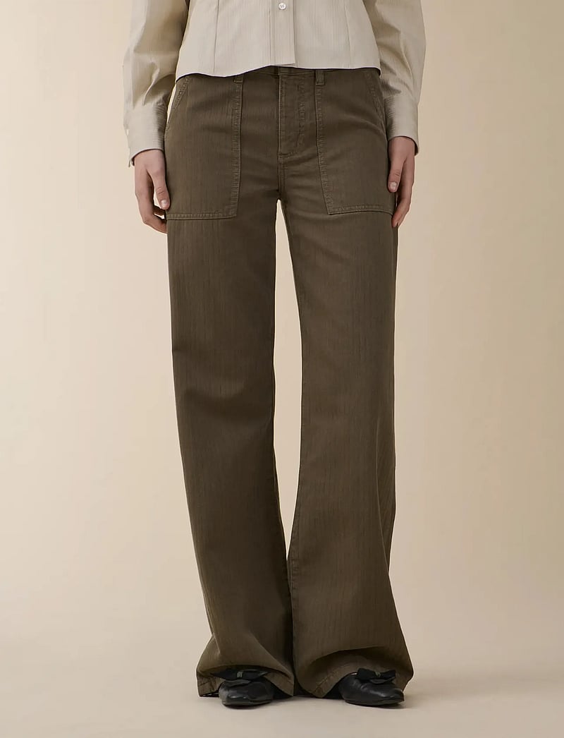 Jeanerica - Guell - jeans - chevron khaki green - 0