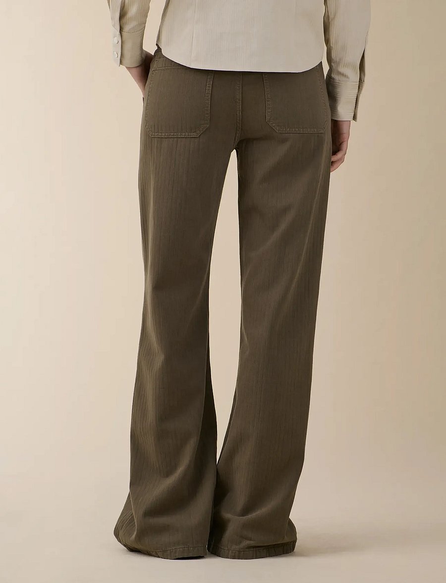 Jeanerica - Guell - jeans - chevron khaki green - 3