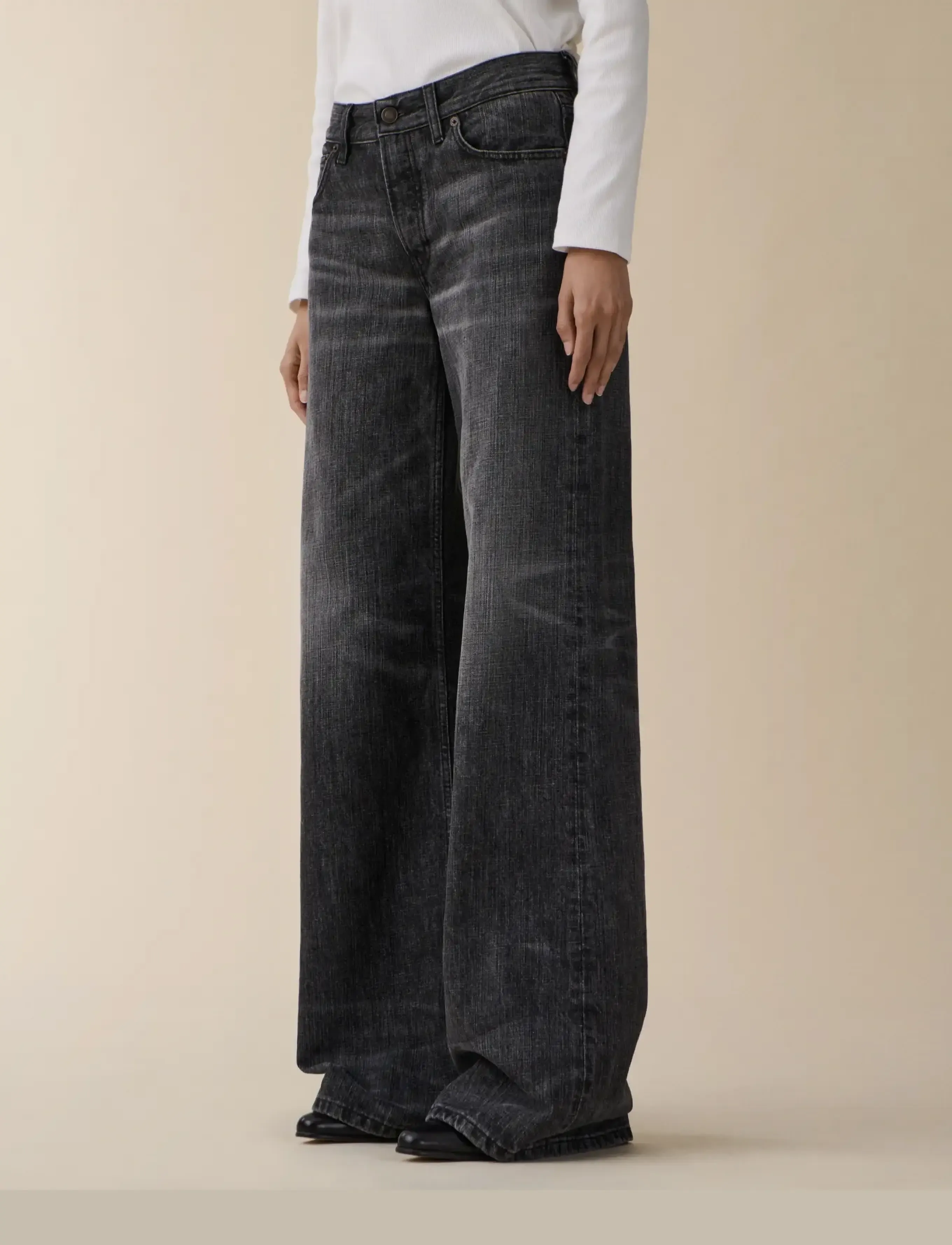 Jeanerica - Kyoto - jeans - black righe - 2