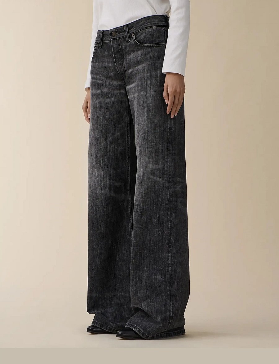 Jeanerica - Kyoto - jeans - black righe - 2