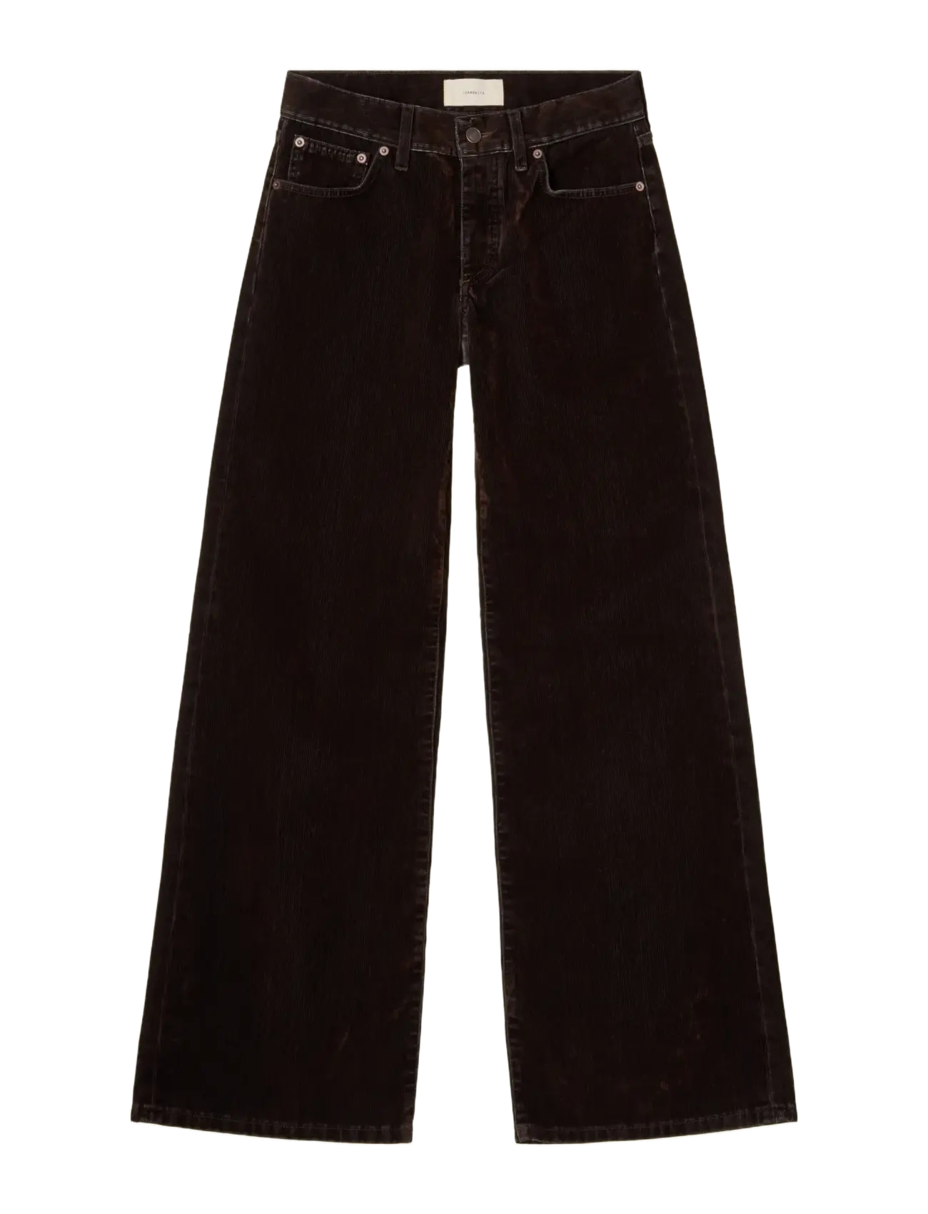 BROWN FLOCK CORDUROY