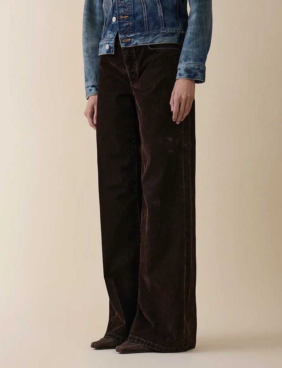 Jeanerica - Kyoto - jeans - brown flock corduroy - 3