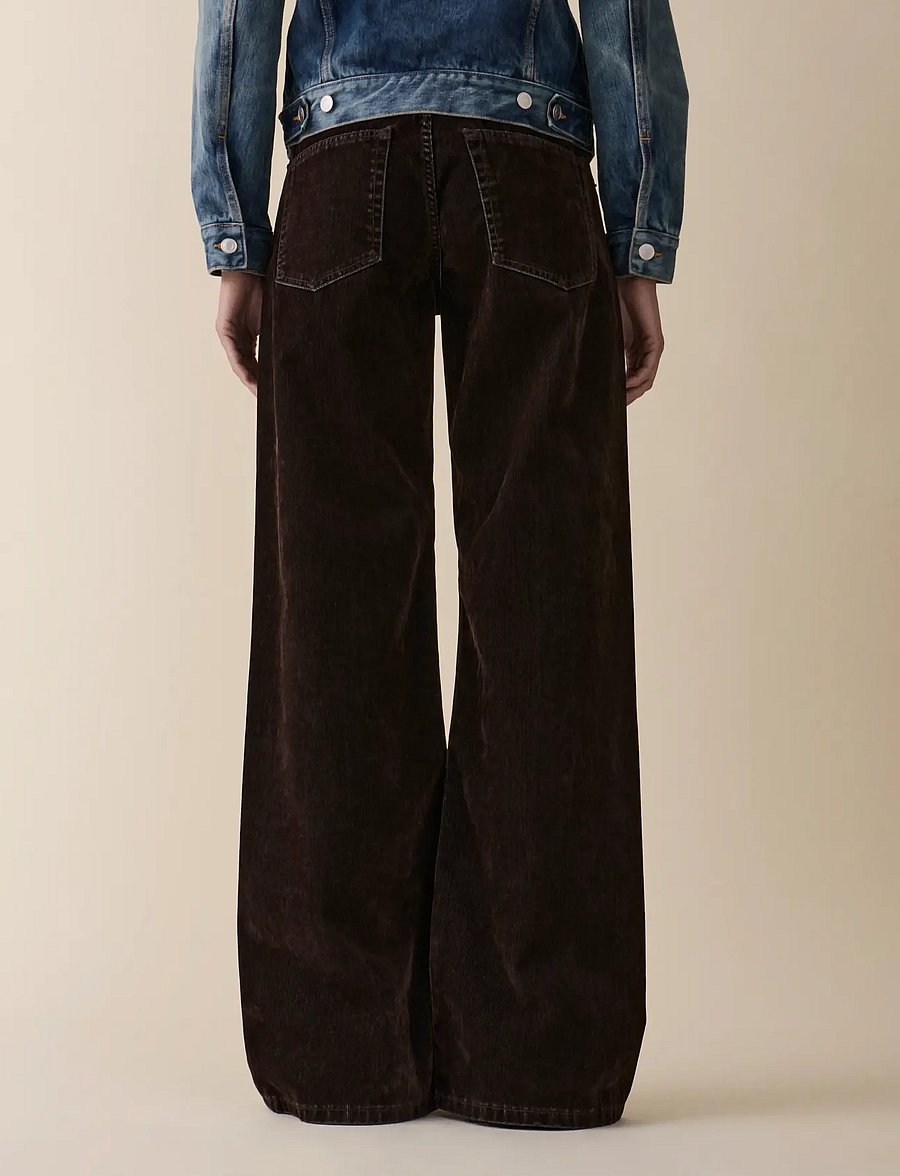 Jeanerica - Kyoto - jeans - brown flock corduroy - 4