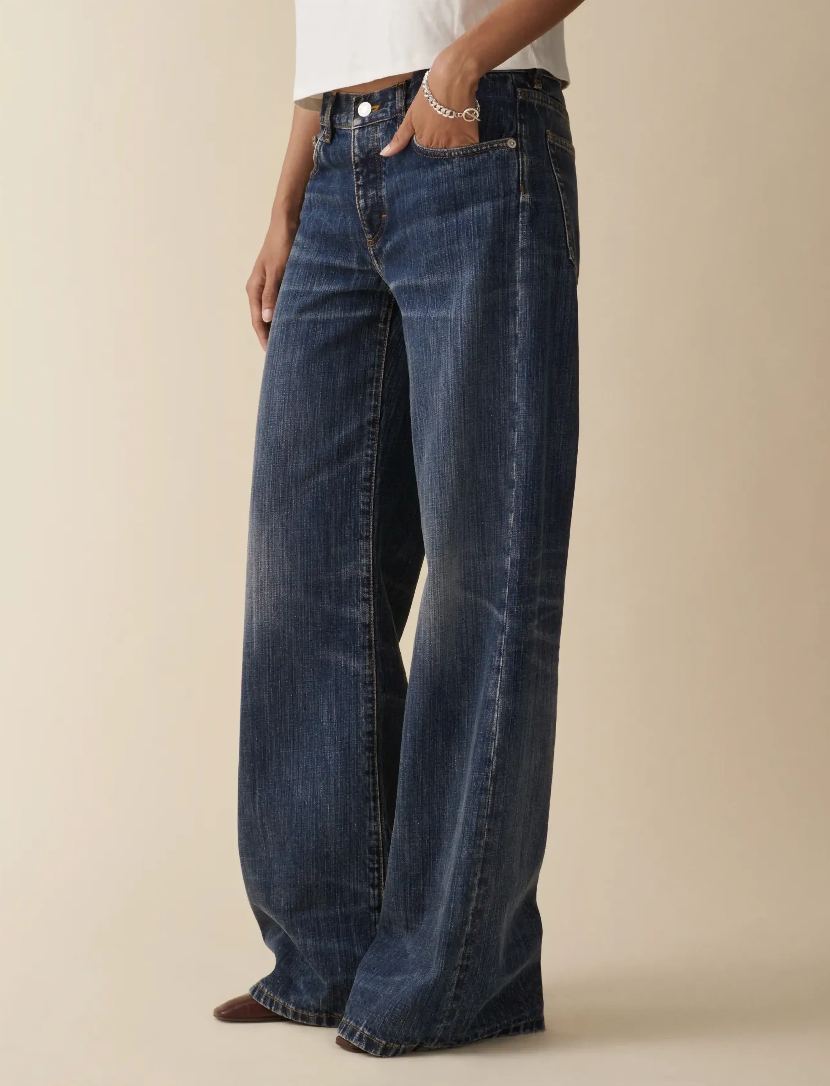 Jeanerica - Kyoto - jeans - dark blue righe - 3