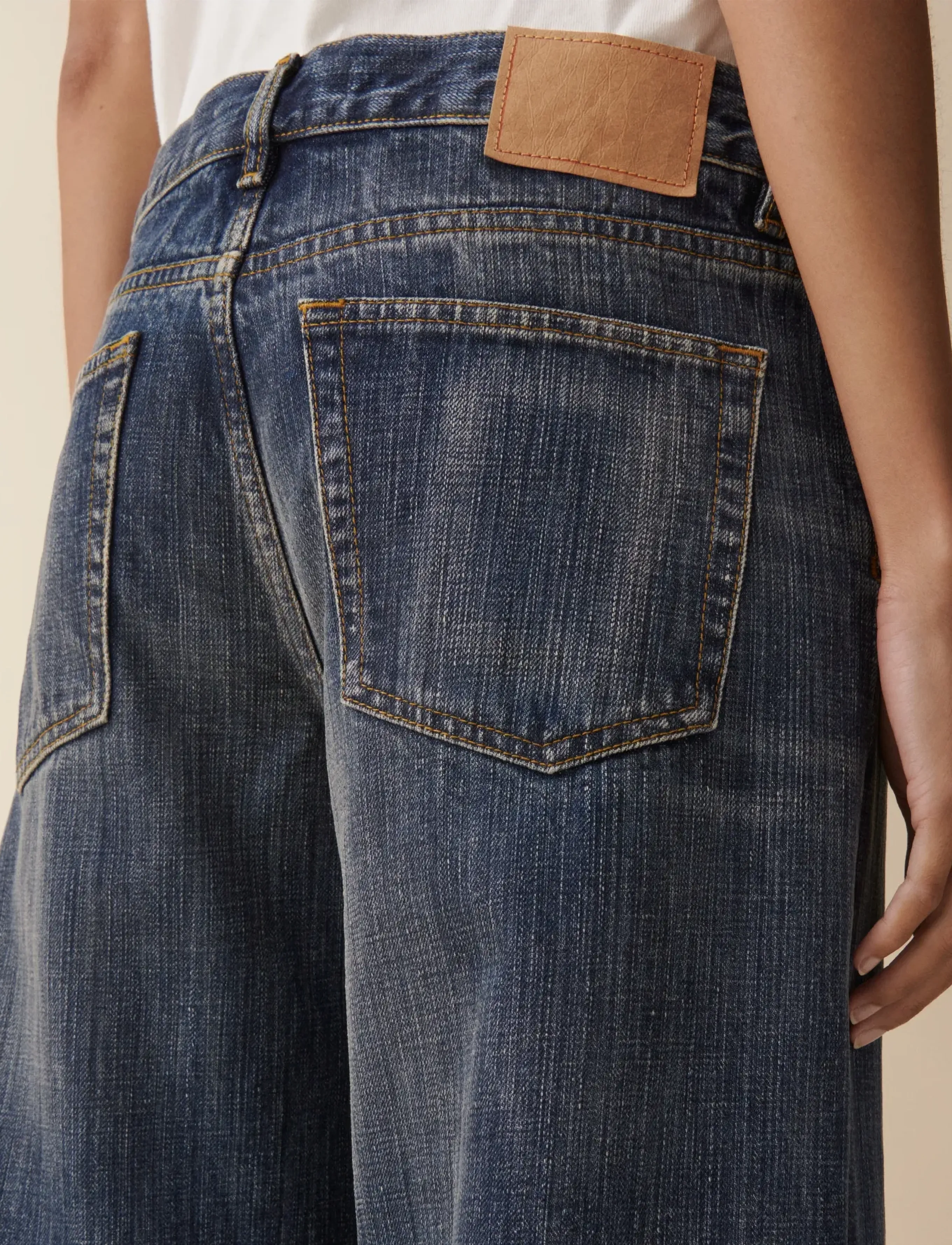 Jeanerica - Kyoto - jeans - dark blue righe - 5