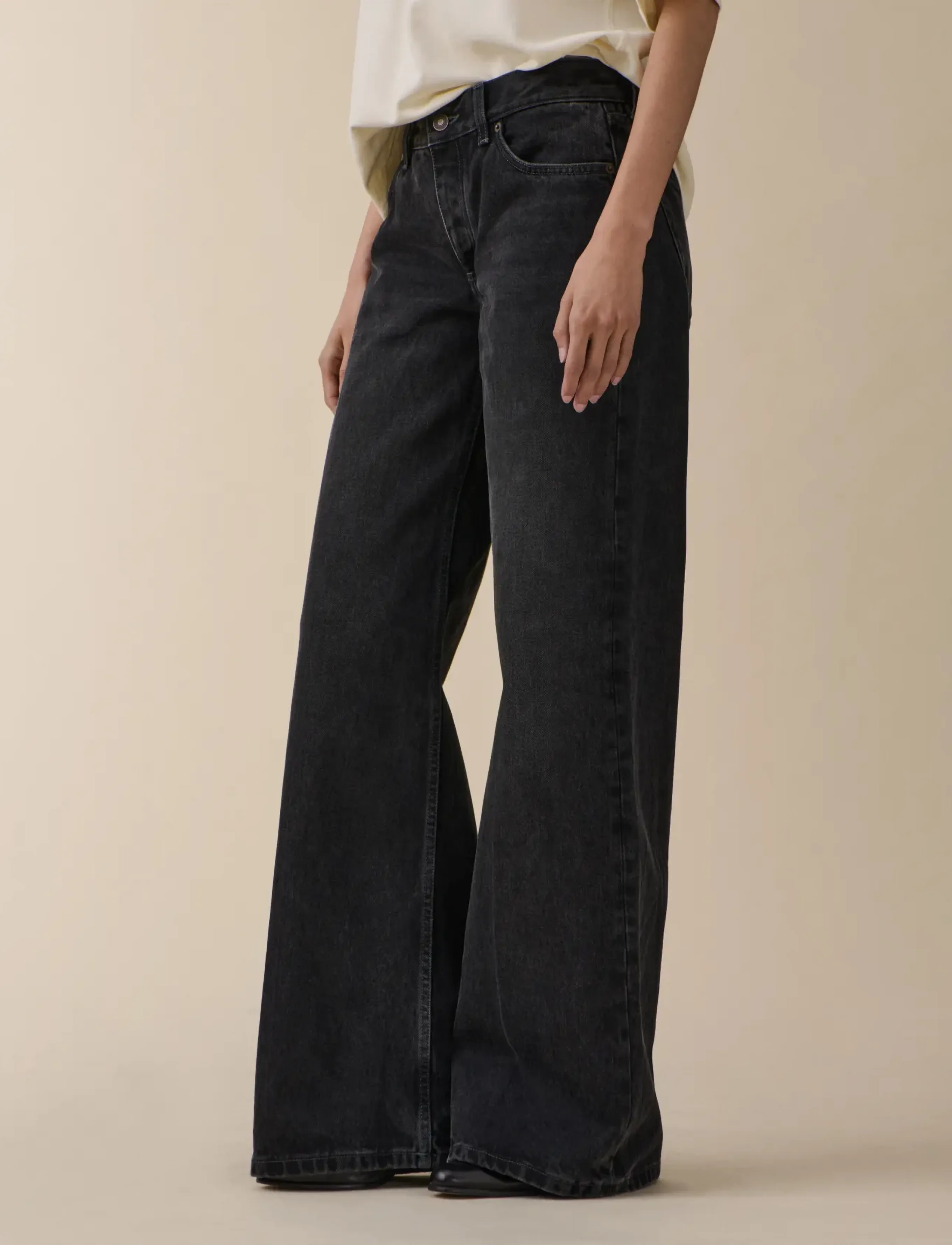 Jeanerica - Kyoto - jeans - gesso black - 2