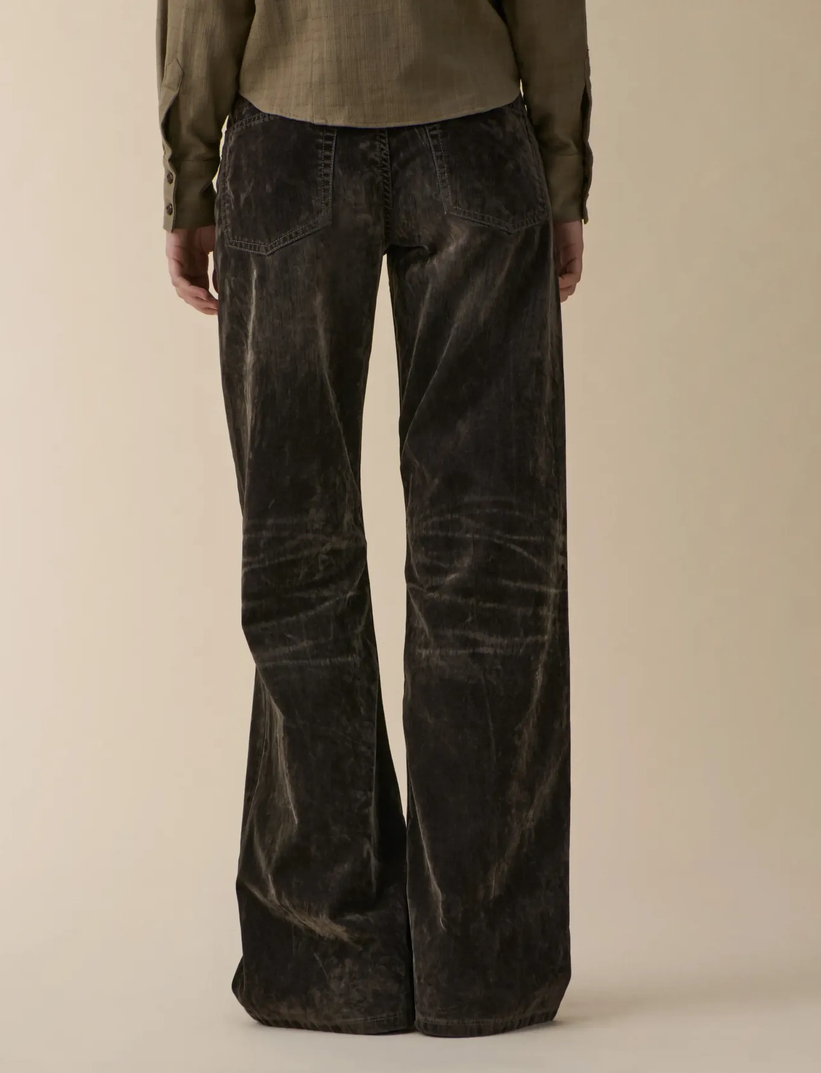 Jeanerica - Kyoto - jeans - grey velvet - 3