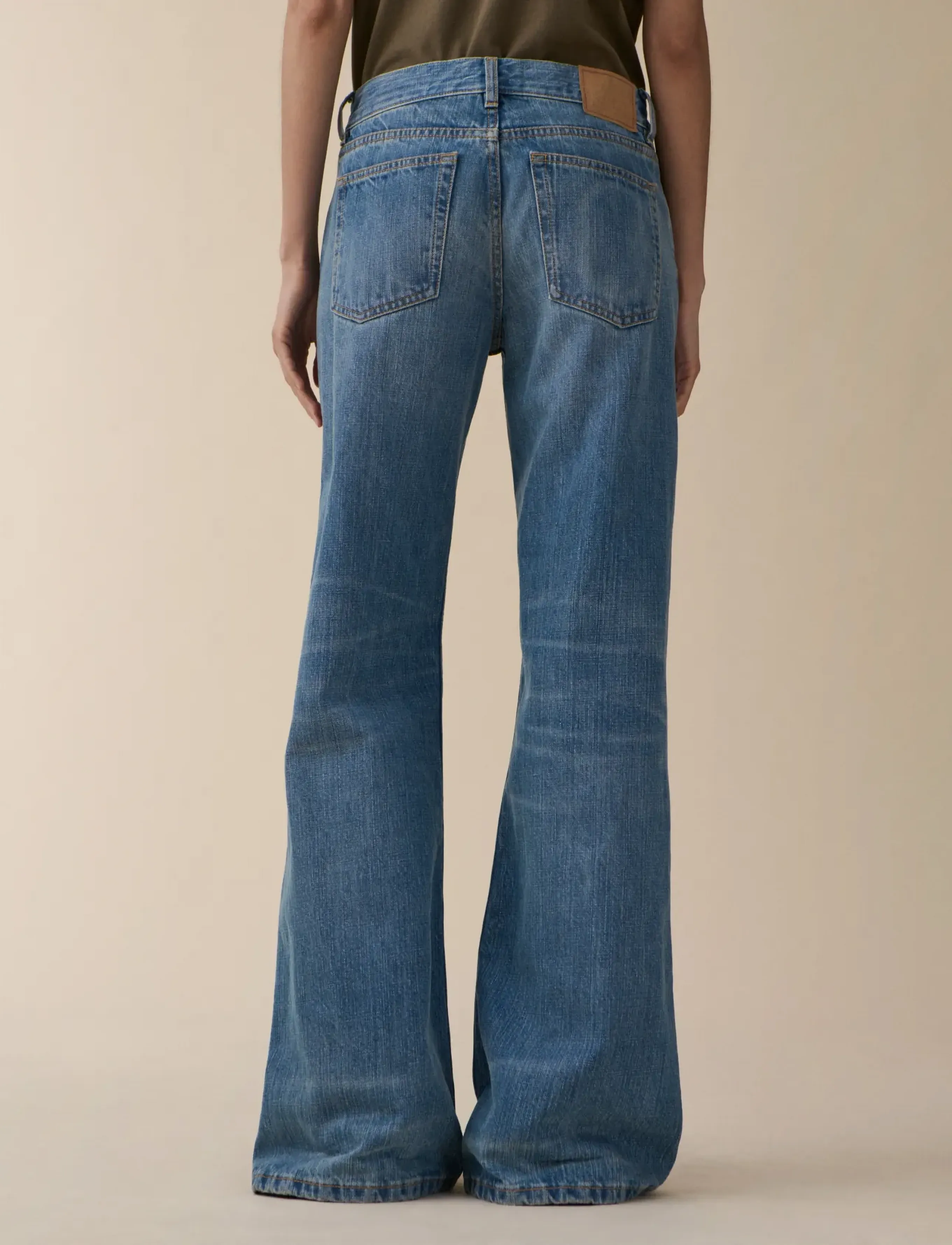 Jeanerica - Kyoto - jeans - mid blue righe - 3