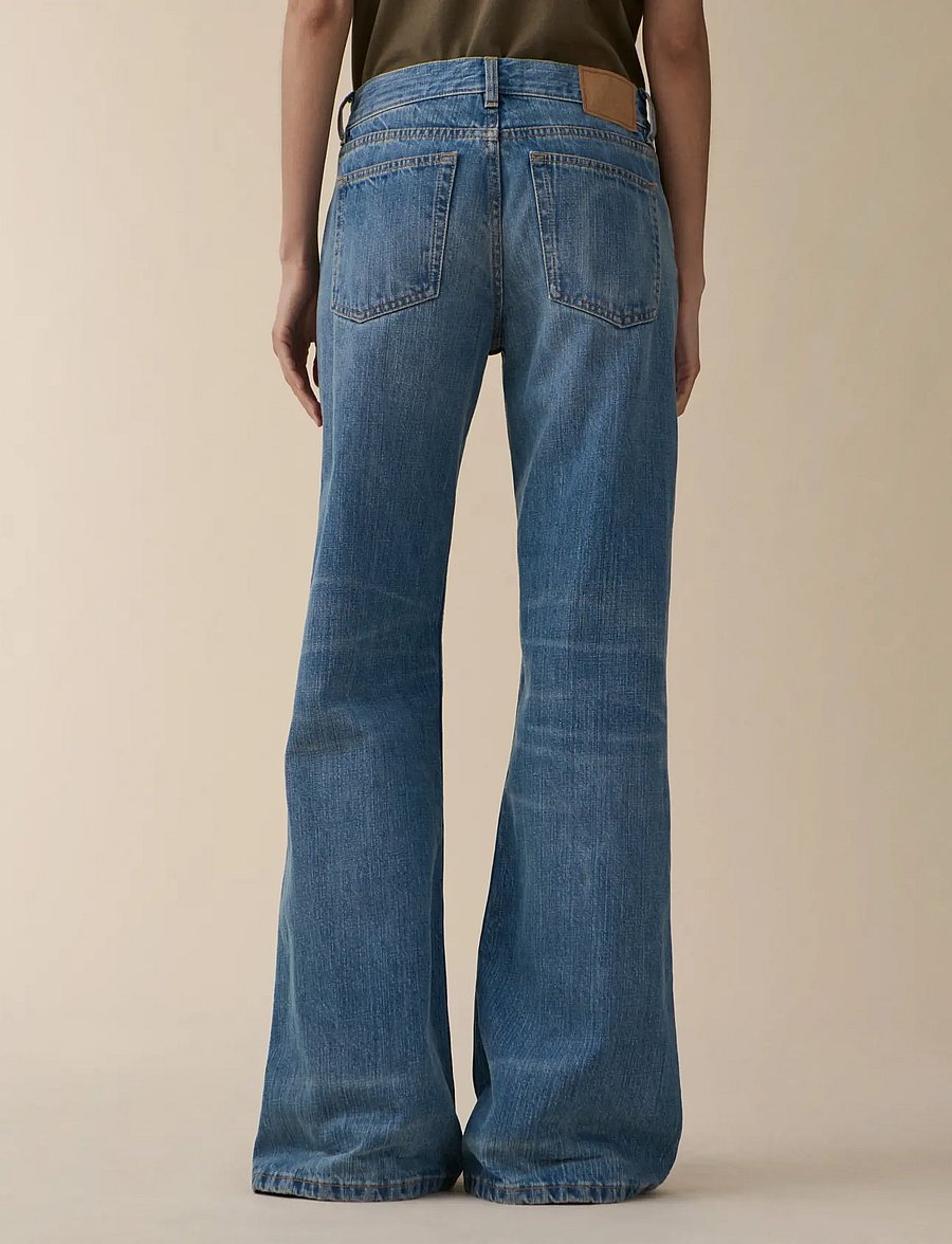 Jeanerica - Kyoto - jeans - mid blue righe - 3