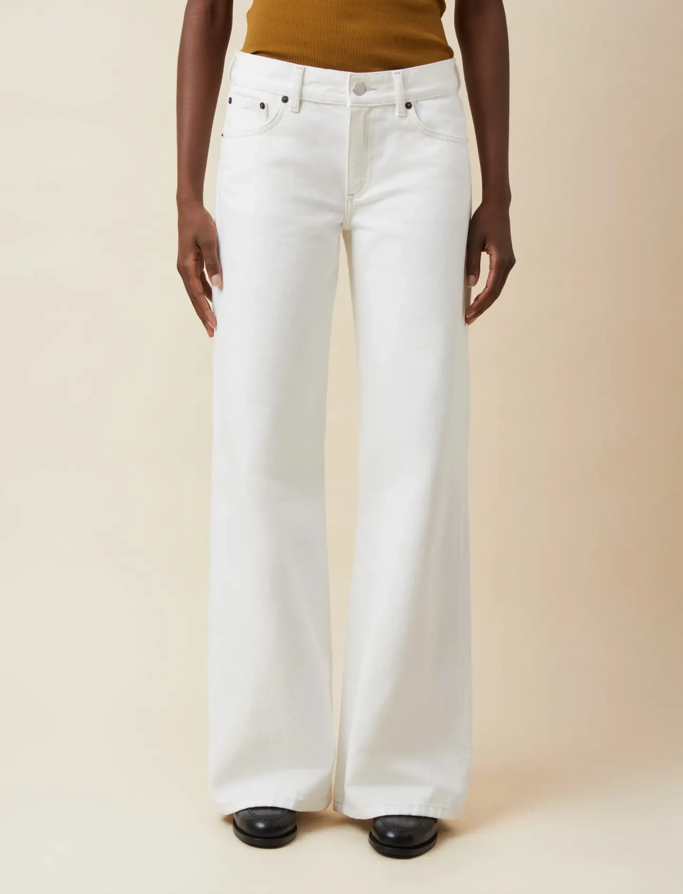 Jeanerica Kyoto - Brede jeans - NATURAL WHITE / white