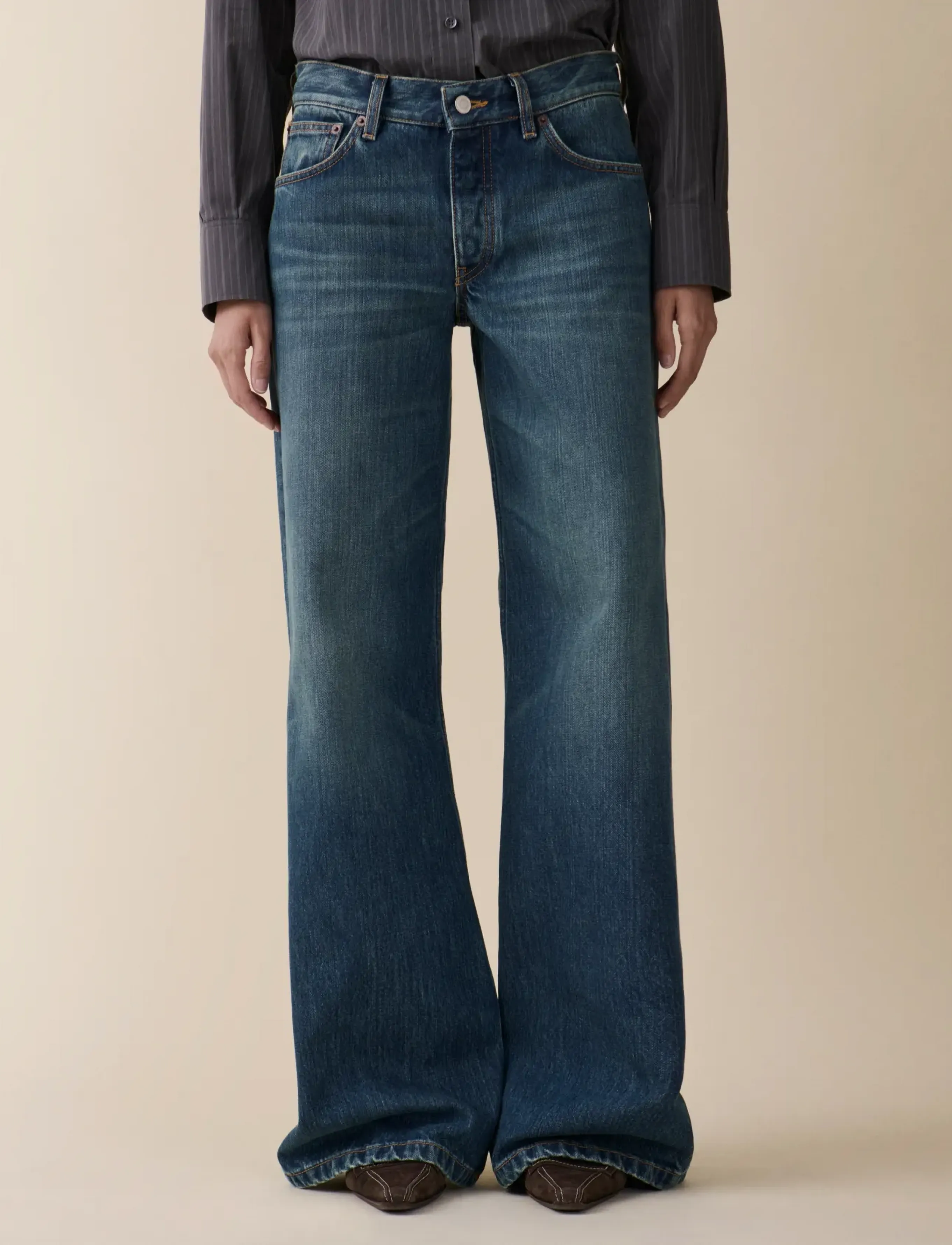 Jeanerica Kyoto - Jeanerica - TINTA VERDE / blue