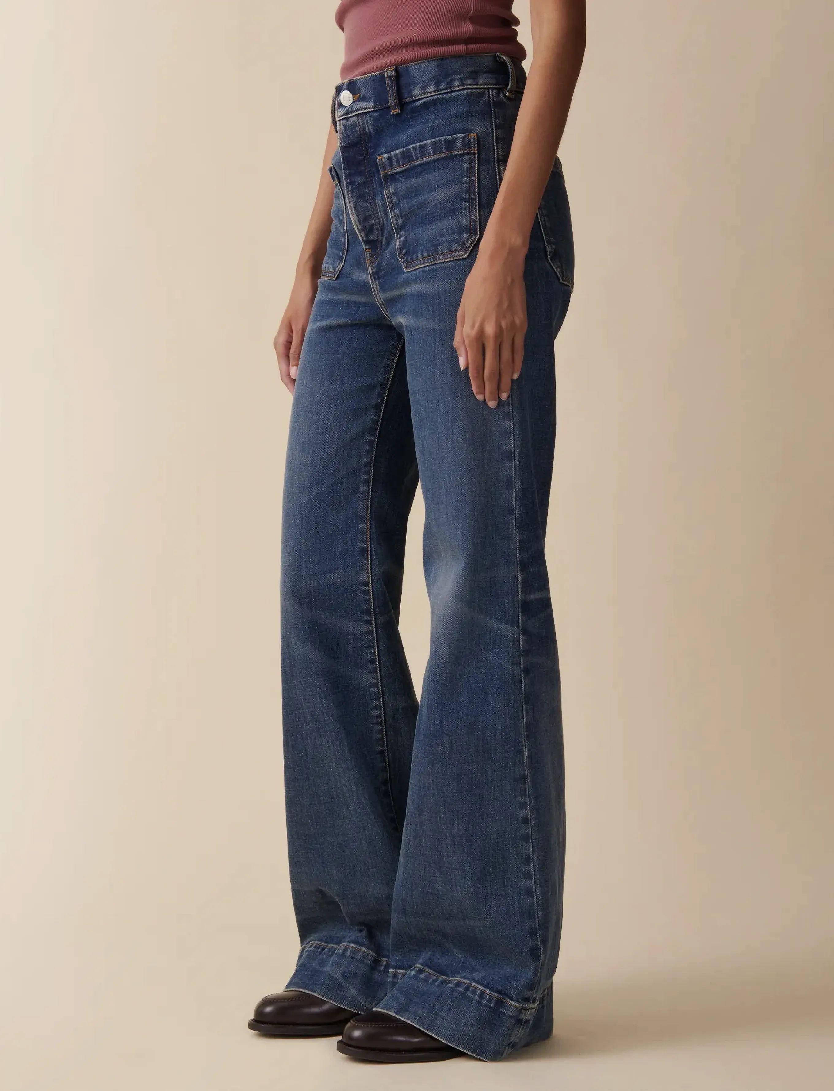 Jeanerica - St Monica - jeans - blue mezzo - 2