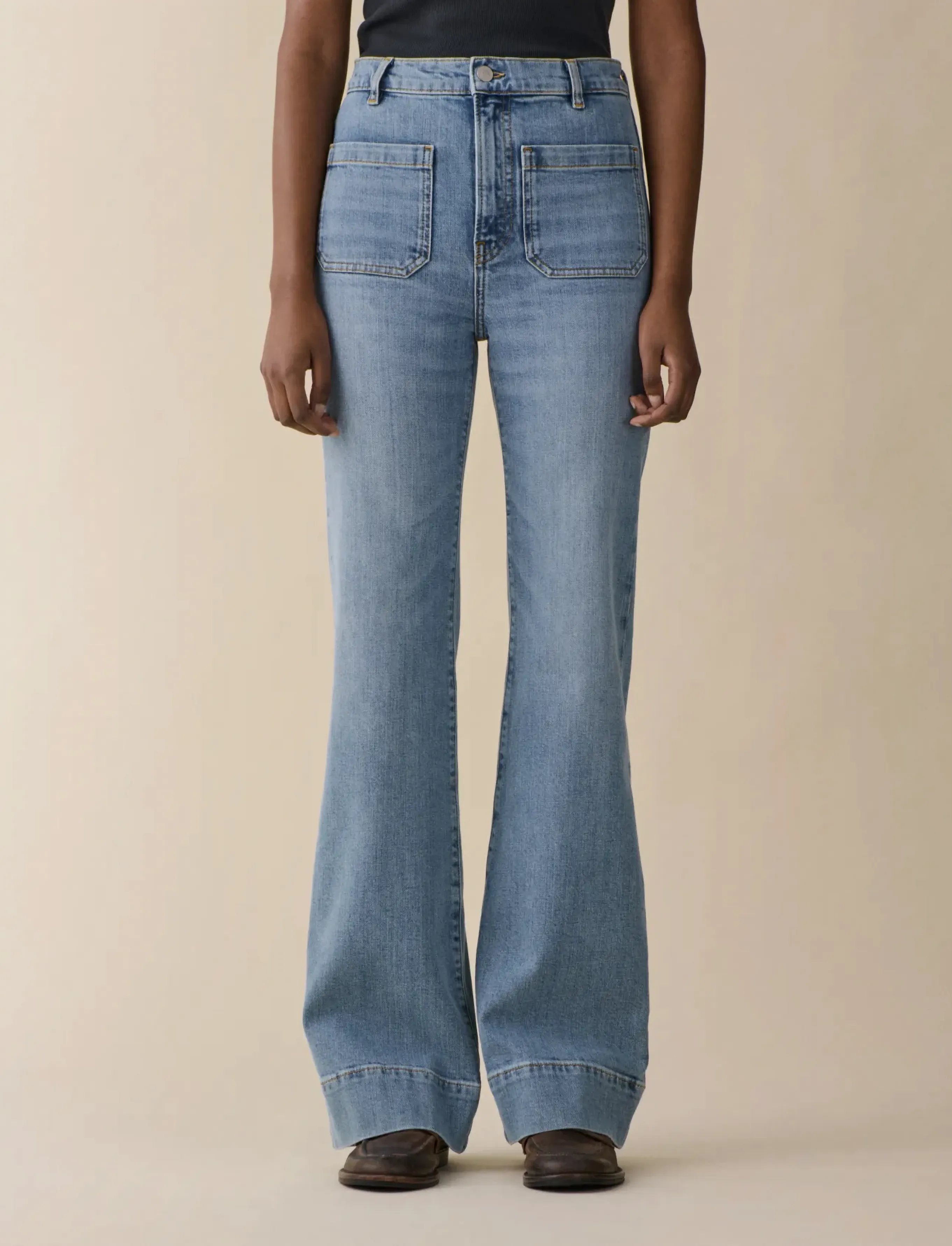 Jeanerica St Monica - Flared jeans - LIGHT CLASSIC VINTAGE / blue