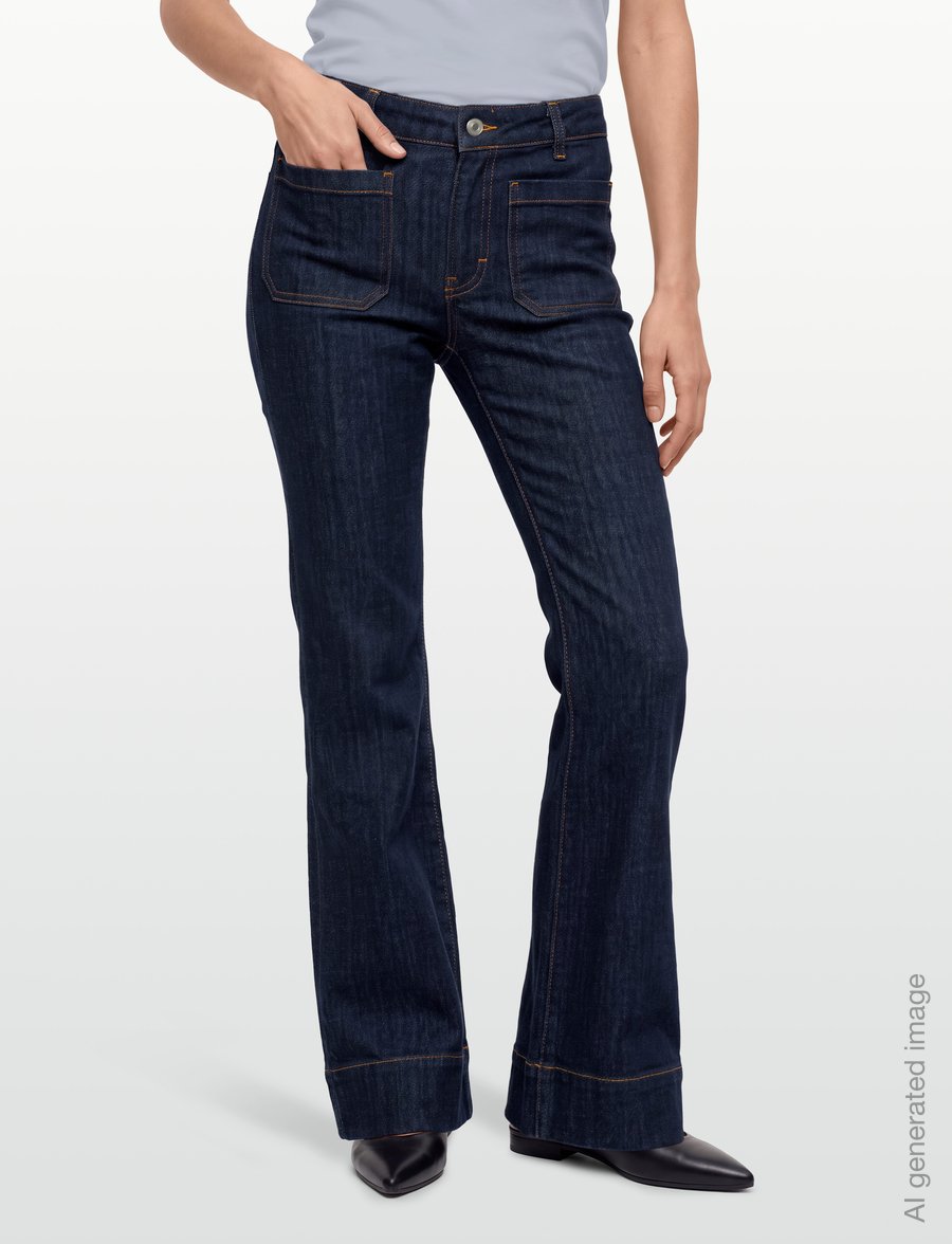 Jeanerica - St Monica Low - schlaghosen - blue rinse - 3