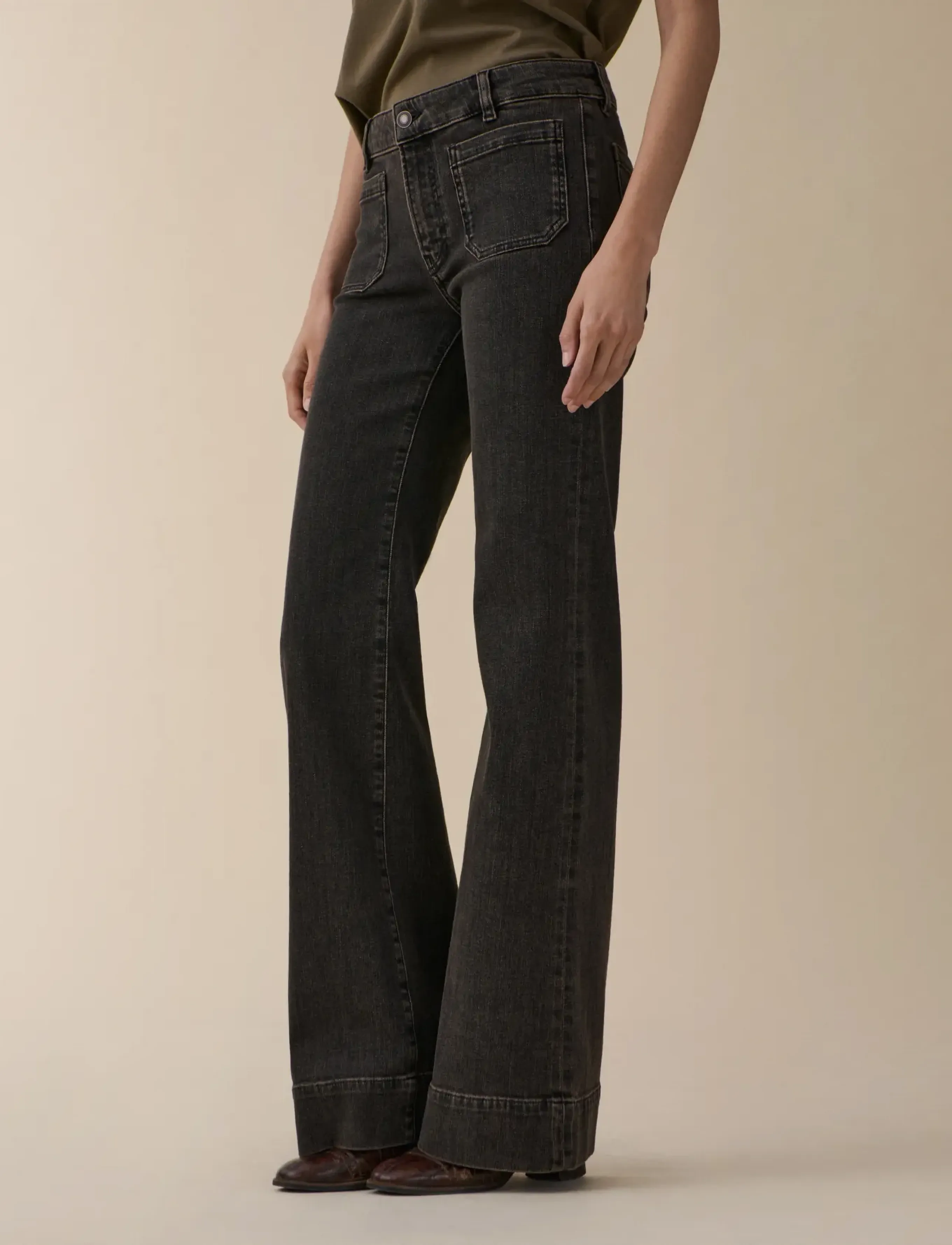 Jeanerica - St Monica Low - jeans - brown overdye - 2
