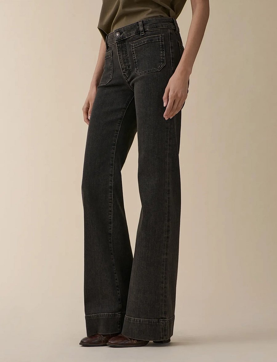 Jeanerica - St Monica Low - jeans - brown overdye - 2