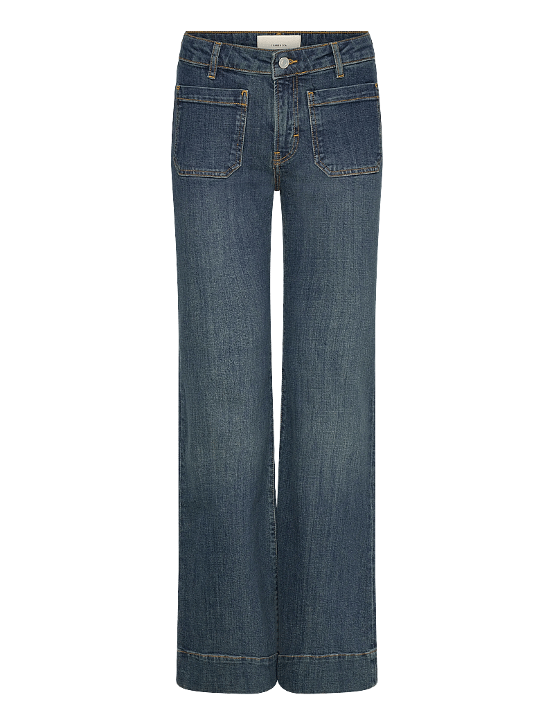 Jeanerica - St Monica Low - utsvängda jeans - dark vintage 78 - 1