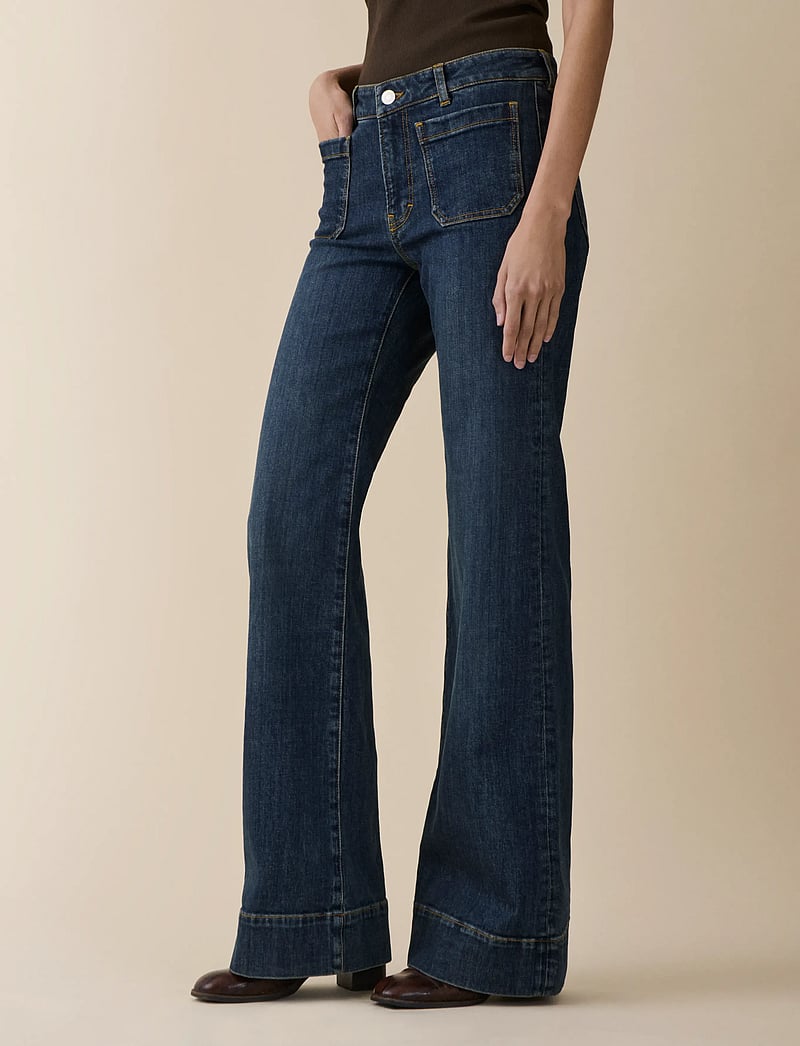 Jeanerica - St Monica Low - utsvängda jeans - dark vintage 78 - 3