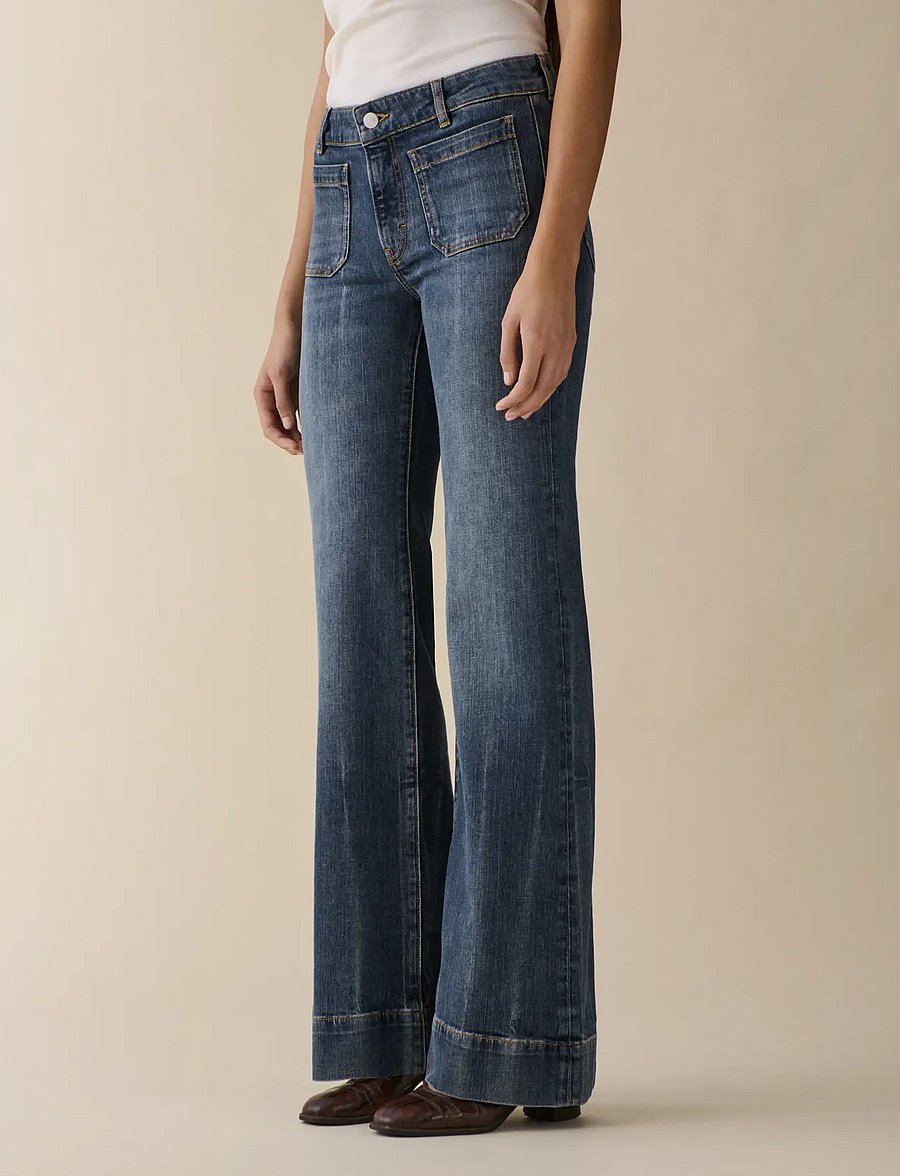 Jeanerica - St Monica Low - jeans - grey cast indigo - 3