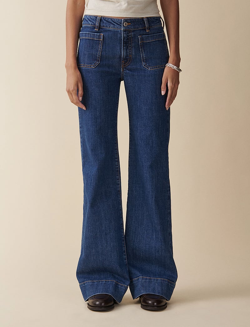 Jeanerica - St Monica Low - utsvängda jeans - vintage 95 - 0