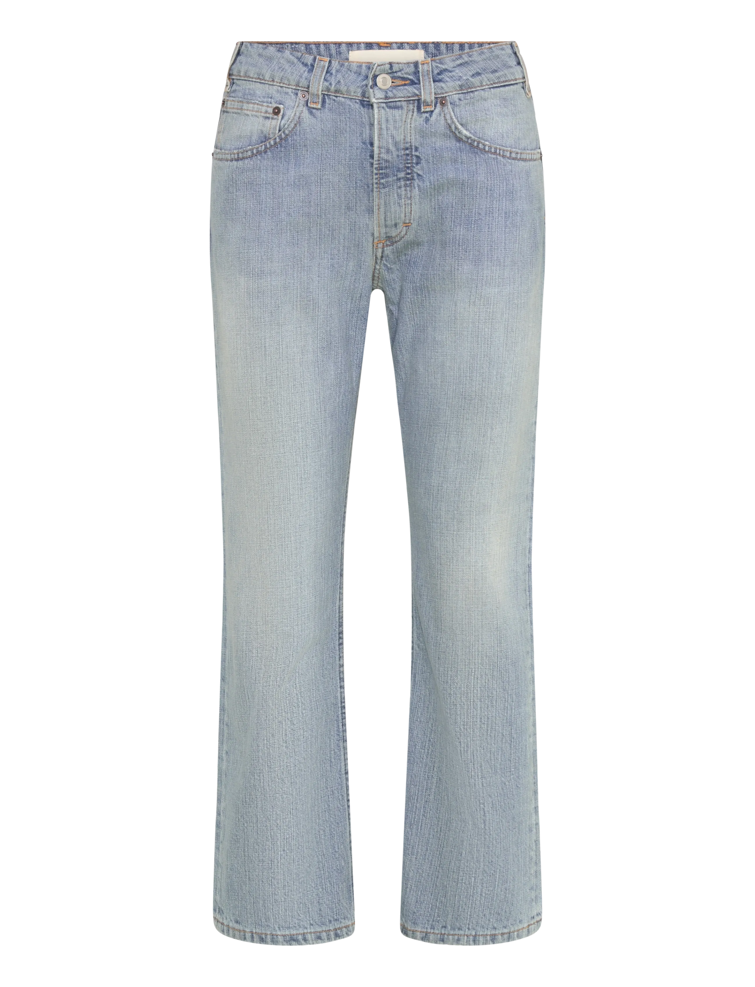 Jeanerica Sisli Cropped - Jeanerica - LIGHT BLUE RIGHE / blue