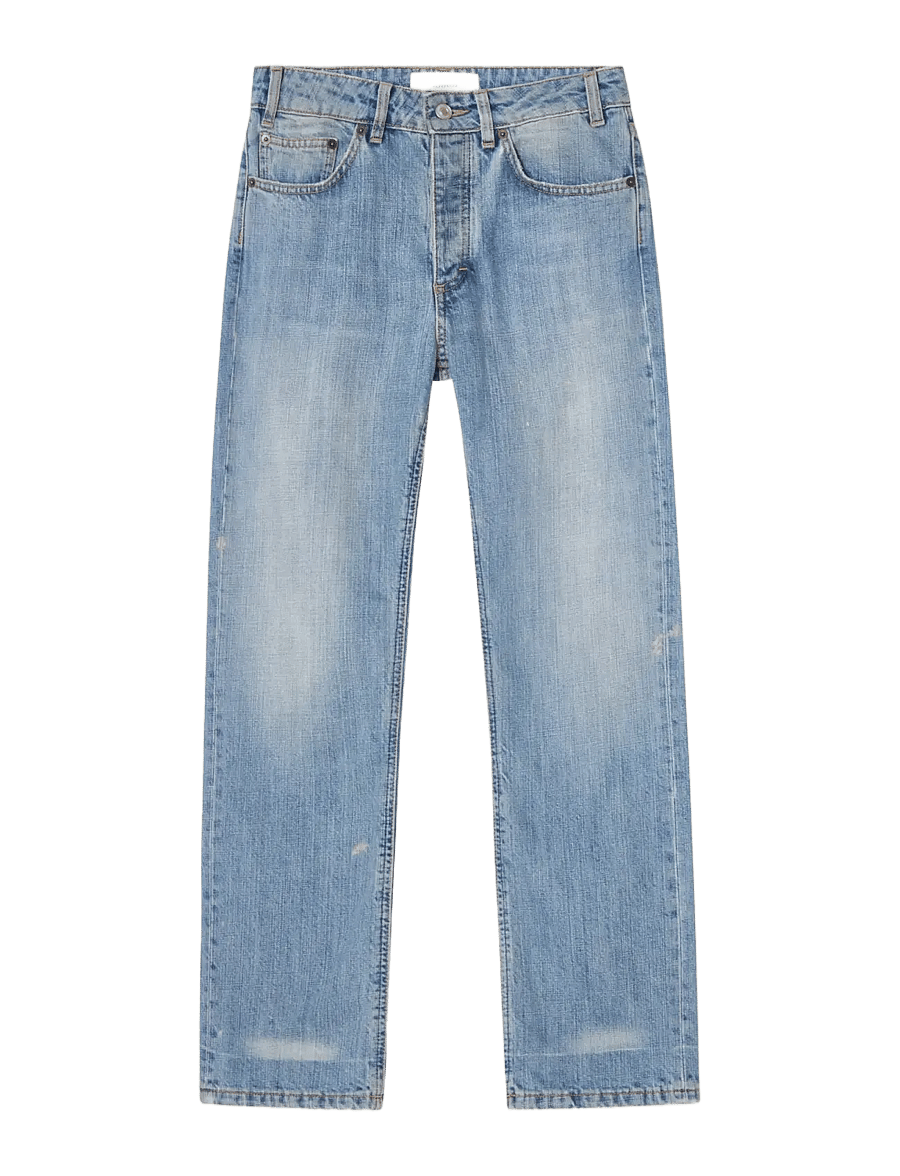 Jeanerica - Sisli Cropped - gerade jeans - light blue righe - 1
