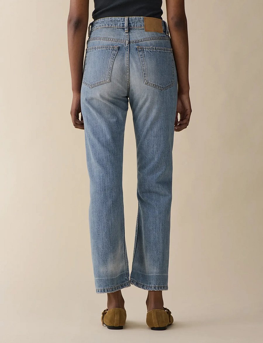 Jeanerica - Sisli Cropped - gerade jeans - light blue righe - 3