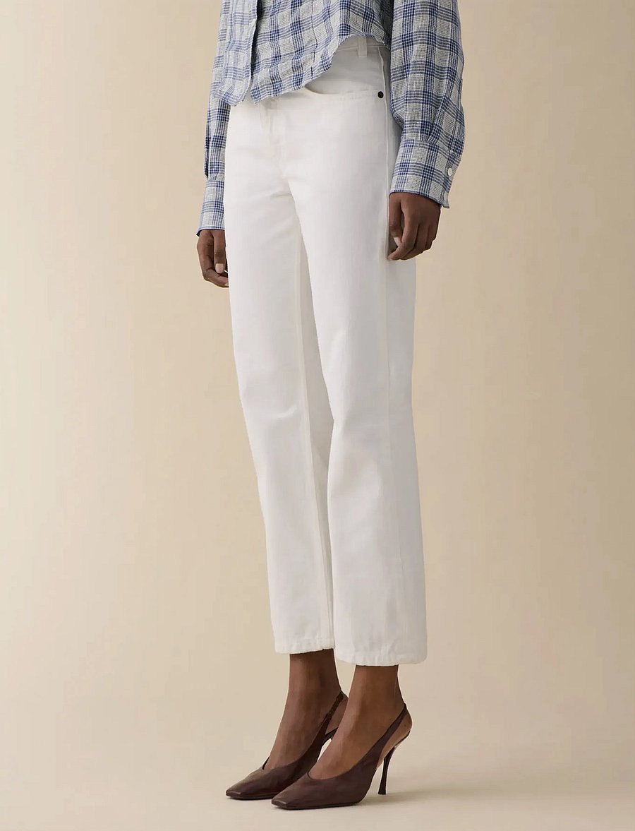 Jeanerica - Sisli Cropped - gerade jeans - natural white - 2