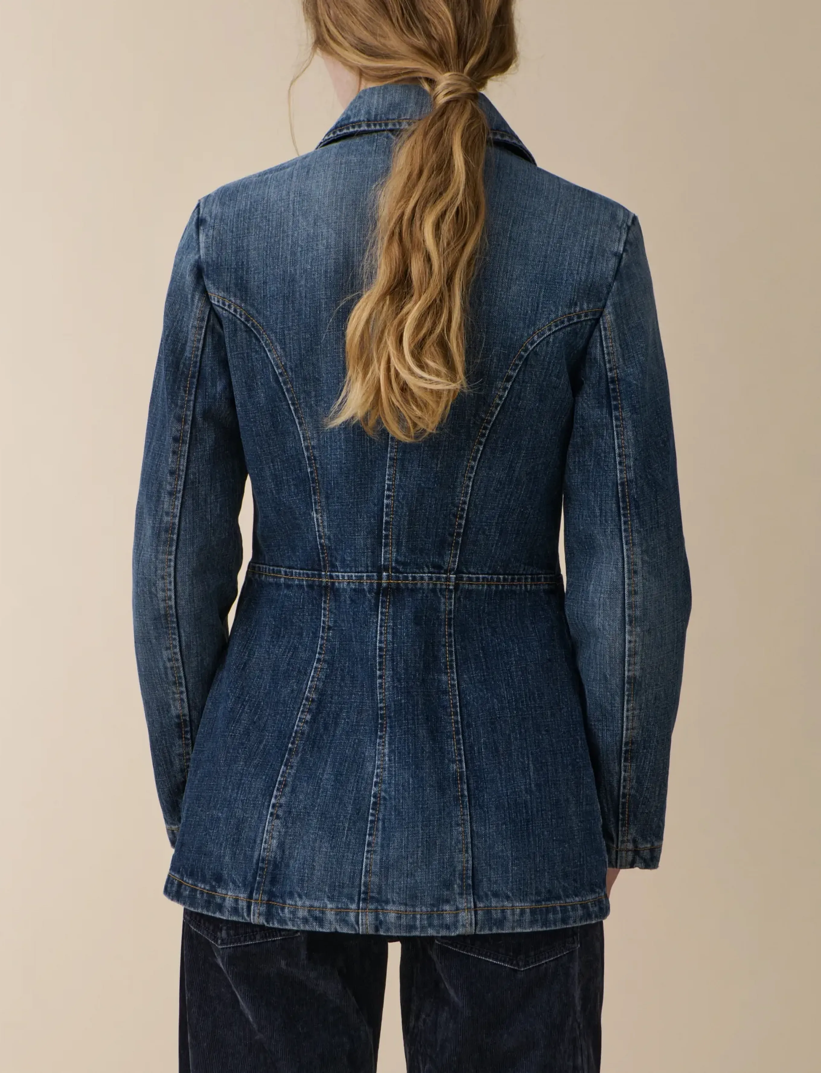 Jeanerica - Agnes - dark blue righe - 3