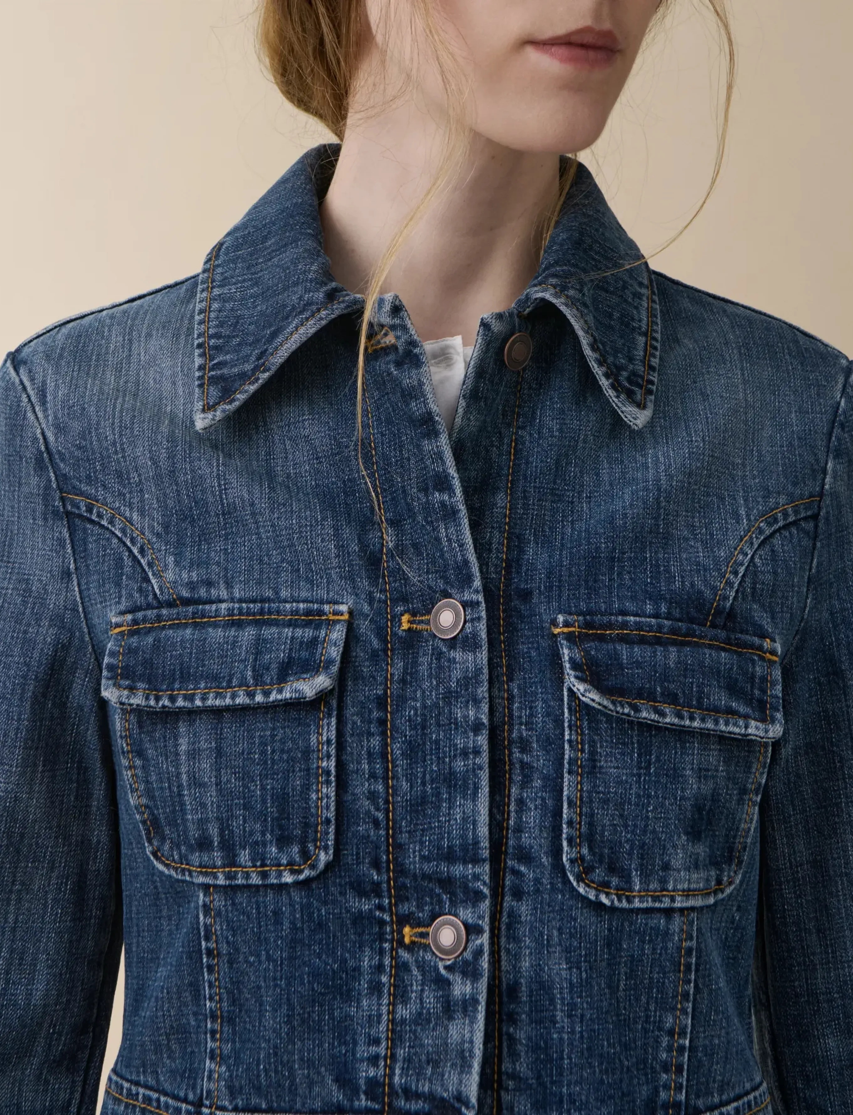 Jeanerica - Agnes - dark blue righe - 4