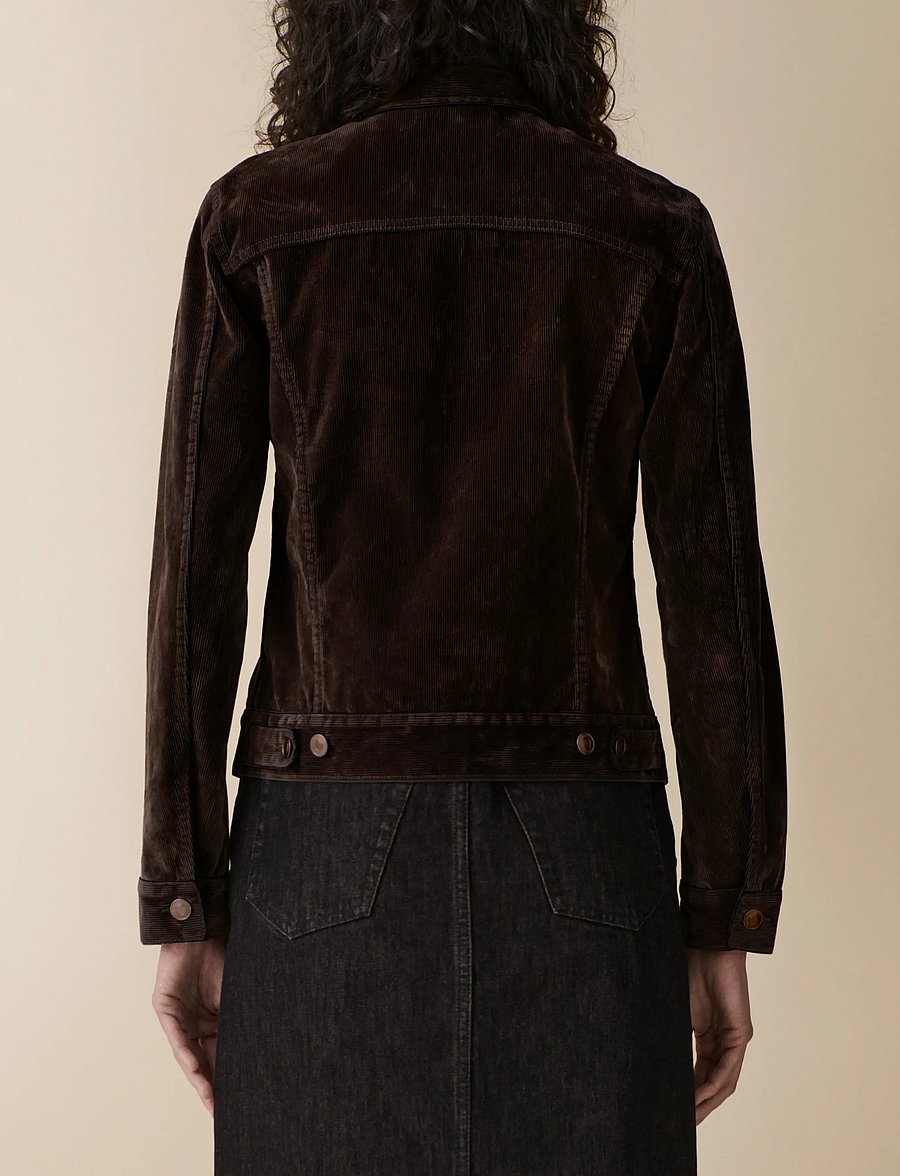 Jeanerica - Elsa - frühlingsjacken - brown flock corduroy - 3