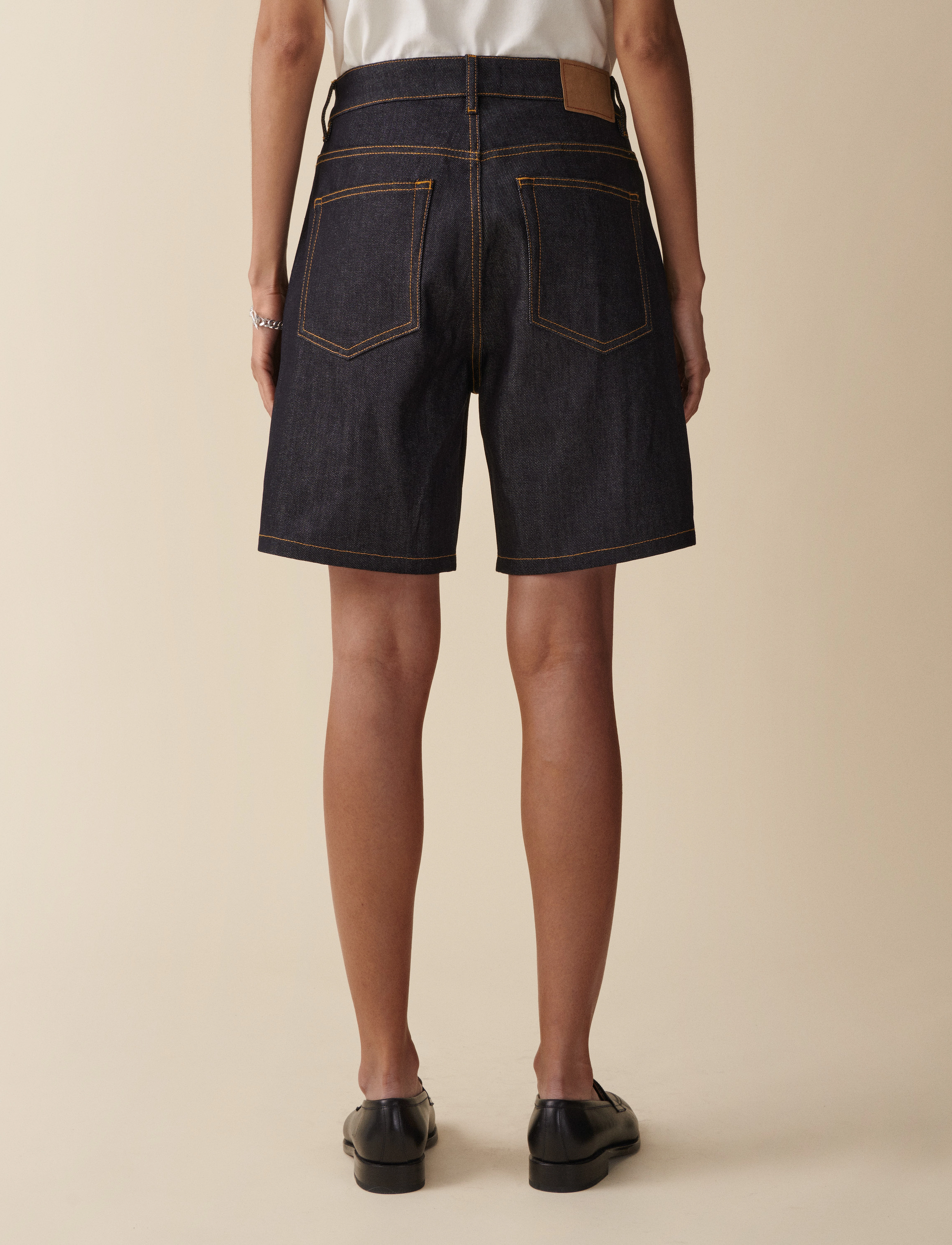 Jeanerica - BW019 Belem Shorts - jorts - blue rw - 2