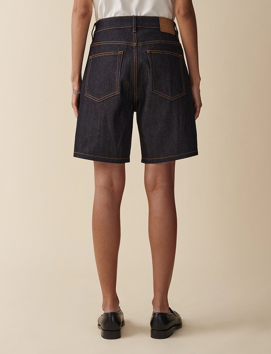 Jeanerica - BW019 Belem Shorts - jorts - blue rw - 2