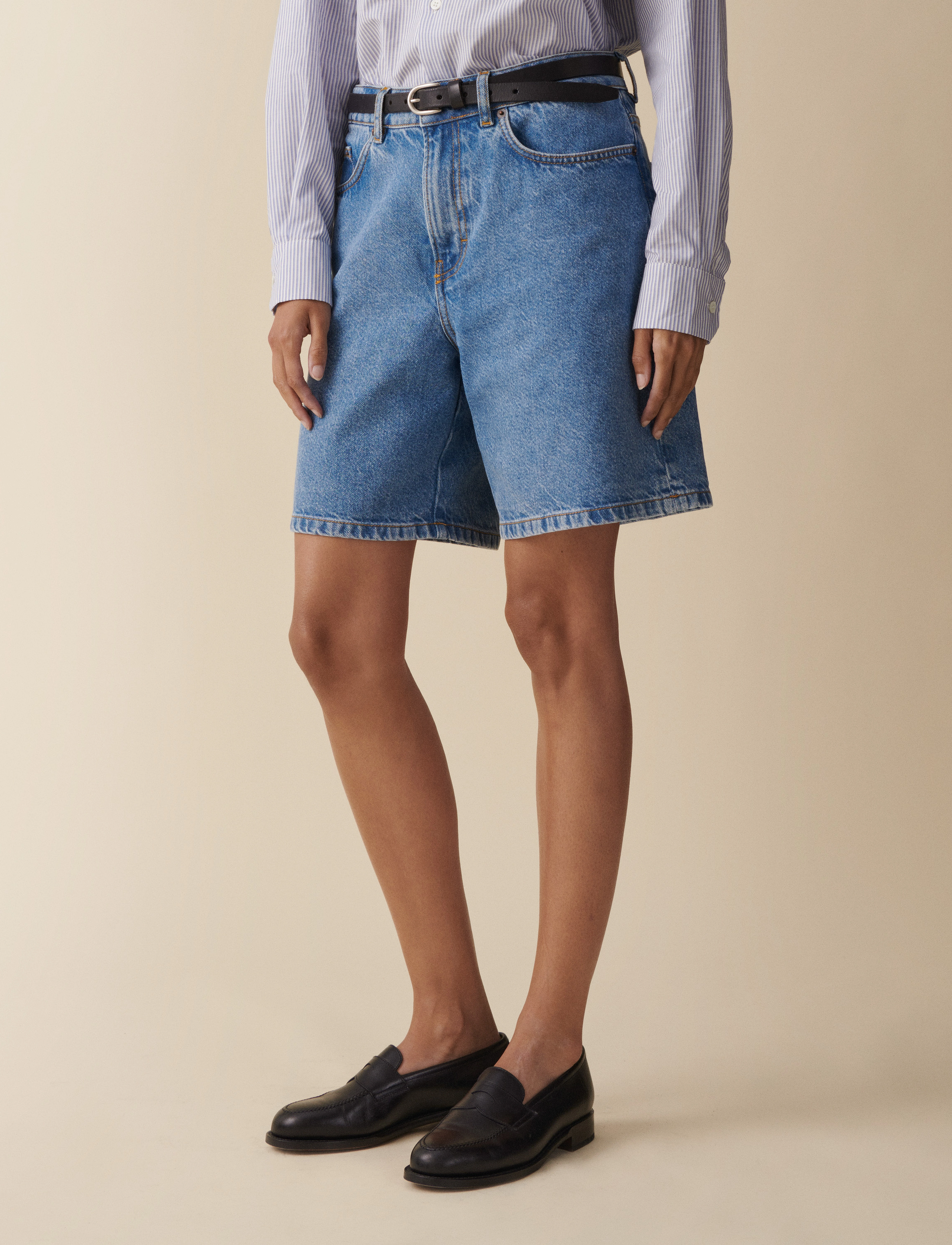 Jeanerica - BW019 Belem Shorts - gallastuttbuxur - light vintage 62 - 3