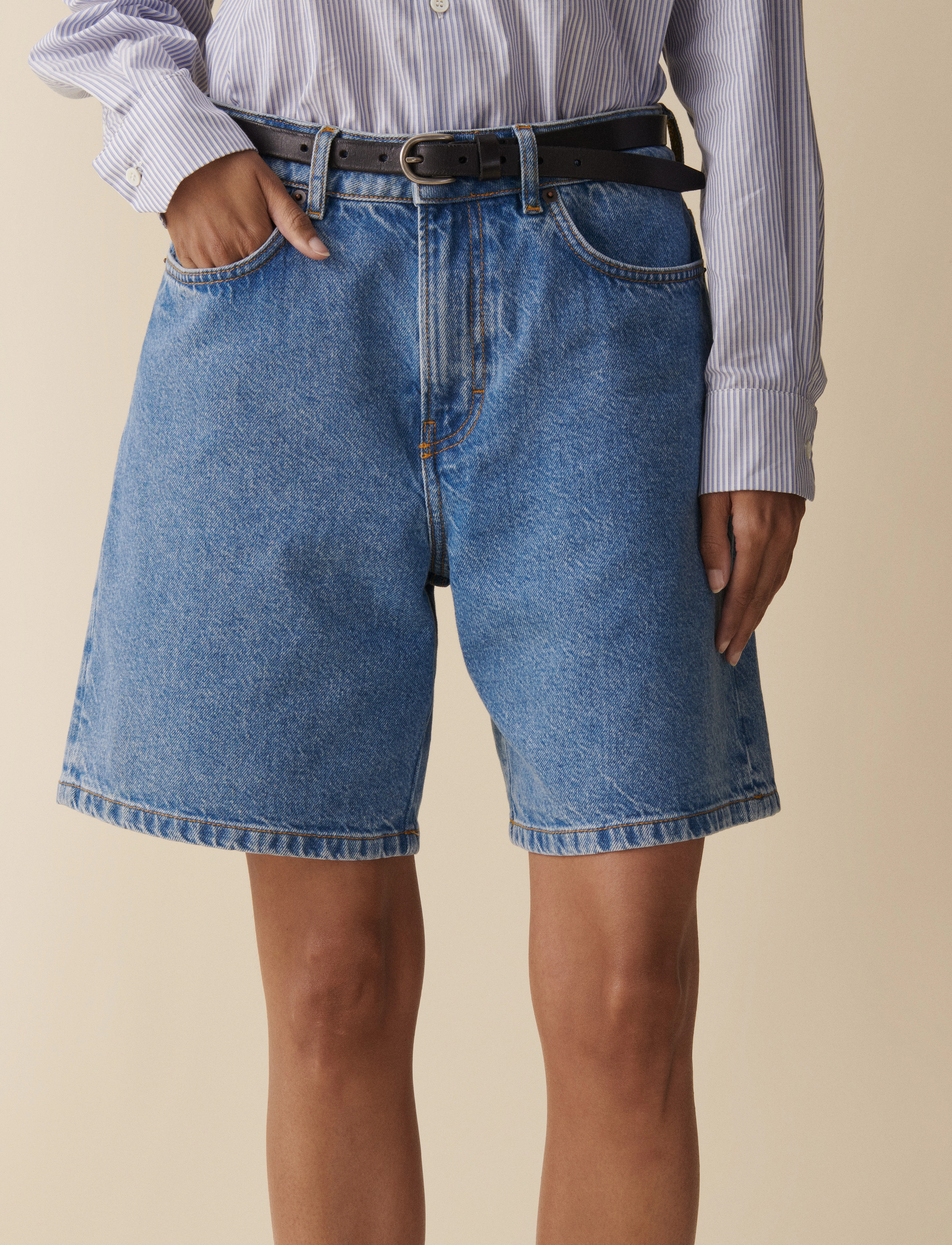 Jeanerica - BW019 Belem Shorts - gallastuttbuxur - light vintage 62 - 4