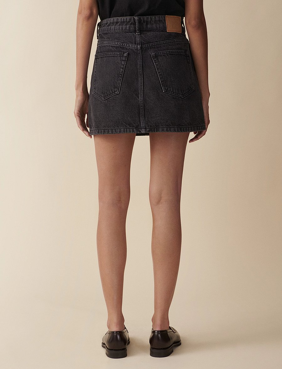 Jeanerica - Vivi - denimnederdele - black vintage 73 - 2