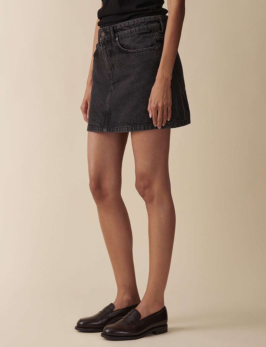 Jeanerica - Vivi - denimnederdele - black vintage 73 - 3