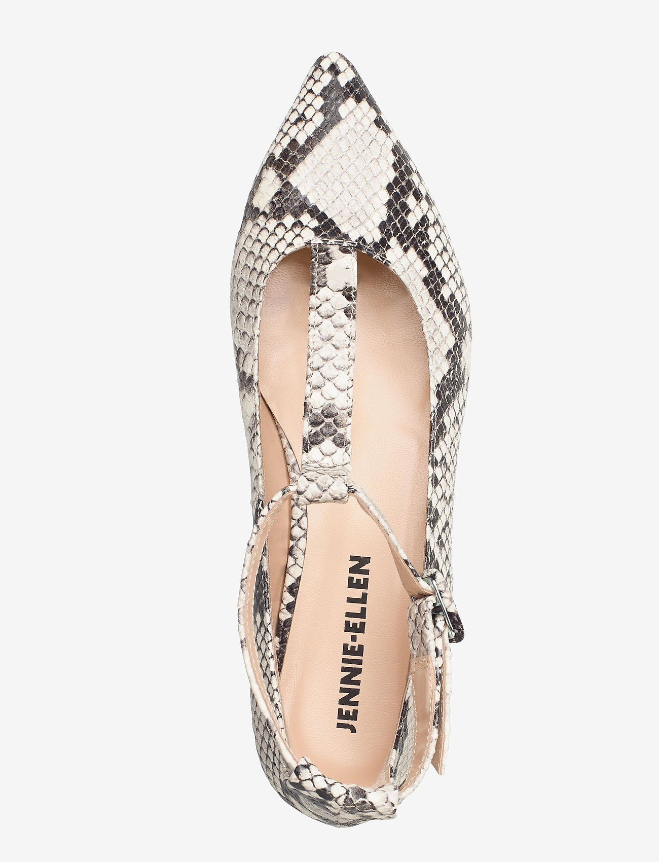 Jennie-Ellen - Kale - snake print leather - 3