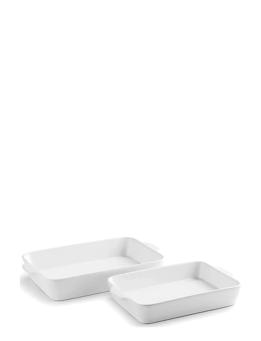 Jernverket - JERNVERKET OVEN DISH SET GLOSSY WHITE - glossy white - 0