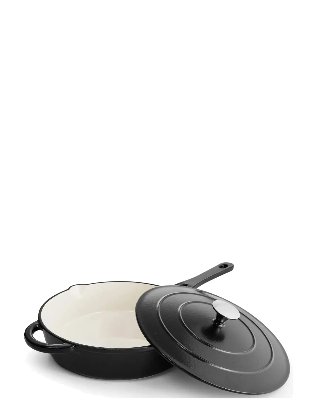 Jernverket - JERNVERKET CAST IRON SAUTÉ PAN 28 CM - black - 2