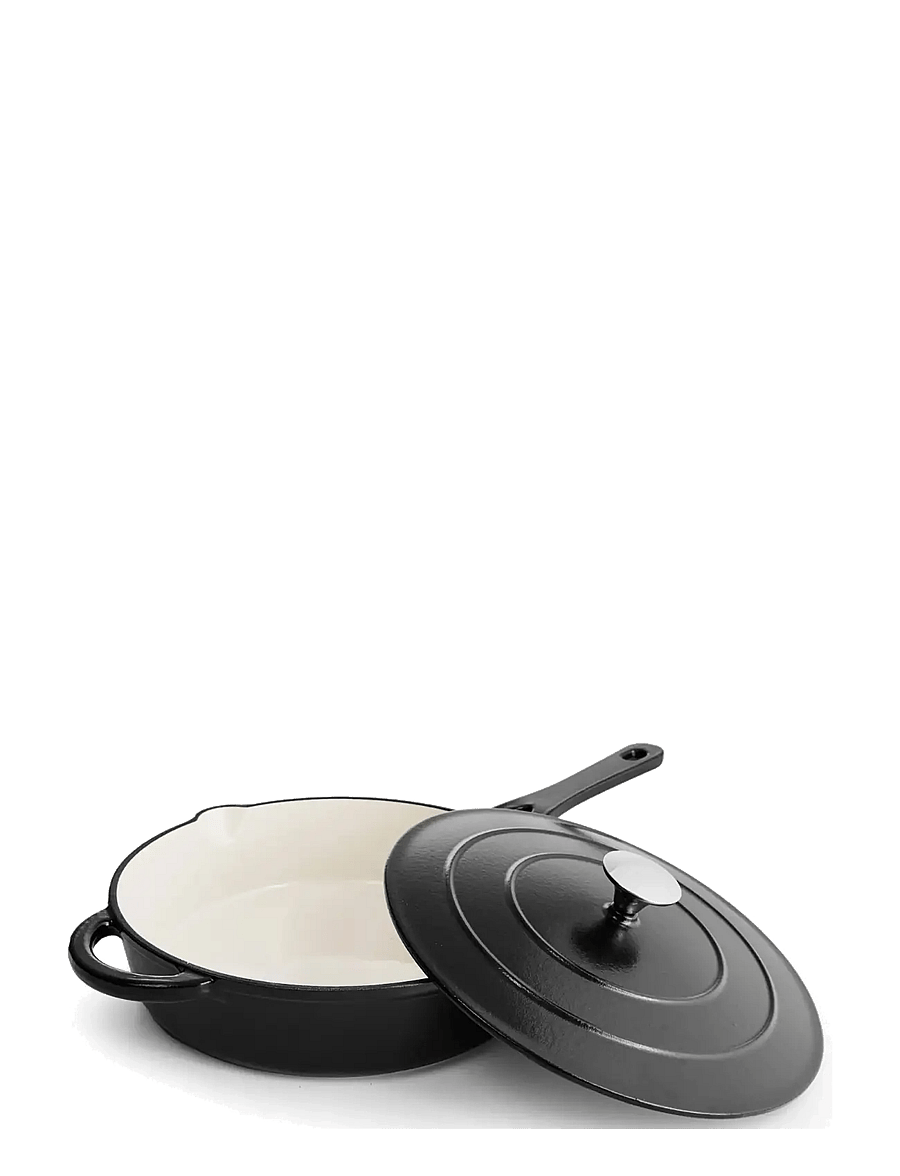 Jernverket - JERNVERKET CAST IRON SAUTÉ PAN 28 CM - black - 2