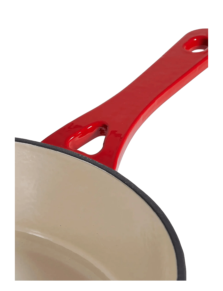 Jernverket - JERNVERKET CAST IRON SAUTÉ PAN 28 CM - gusseisen töpfe - red - 2