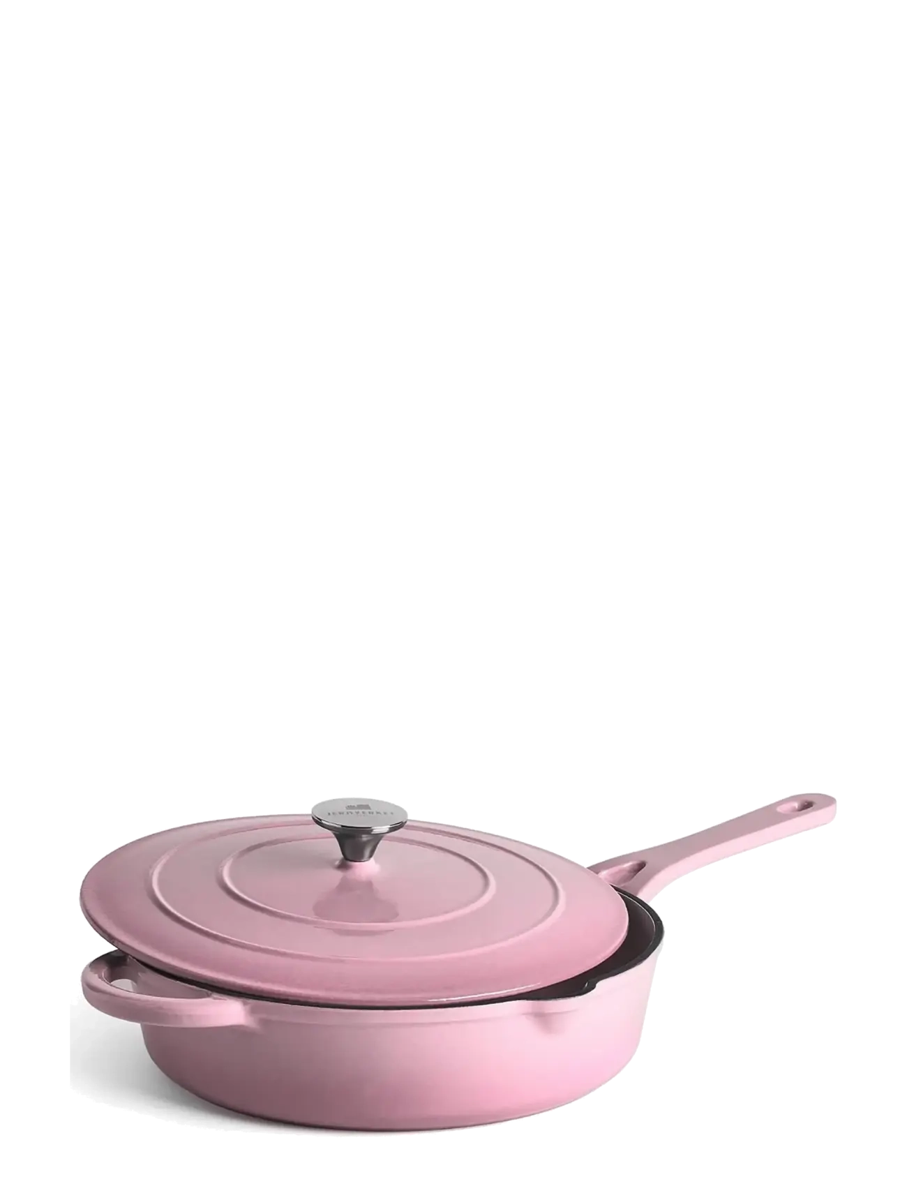 Jernverket - JERNVERKET CAST IRON SAUTÉ PAN 28 CM RETRO PINK - malmist potid - retro pink - 2