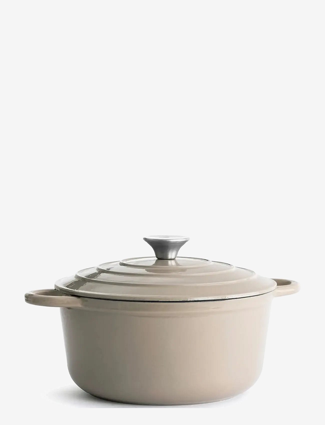 Jernverket Jernverket Cast Iron Casserole Macchiato 7 L - Beige - 7 L
